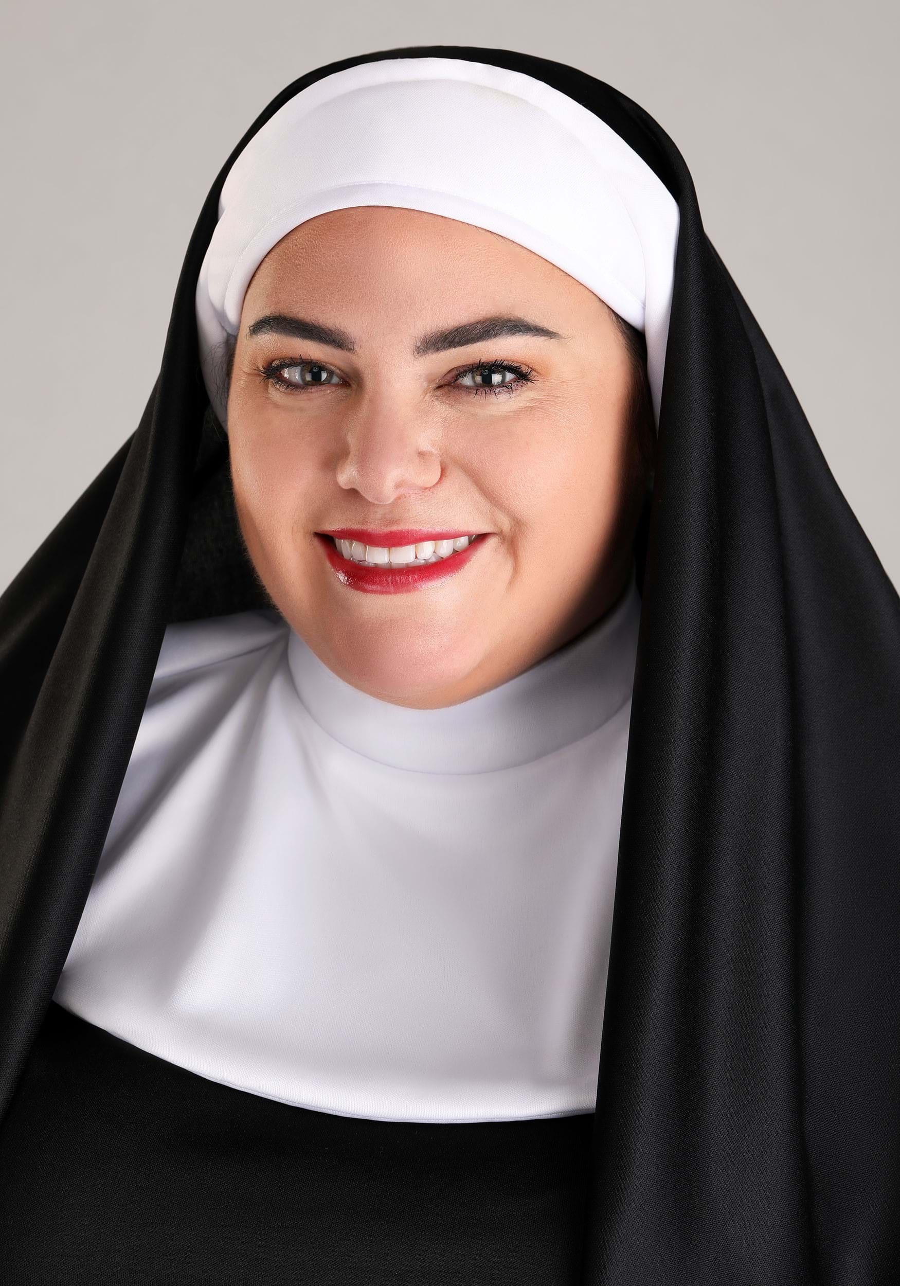 Plus Size Traditional Nun Fancy Dress Costume , Religious Fancy Dress Costumes