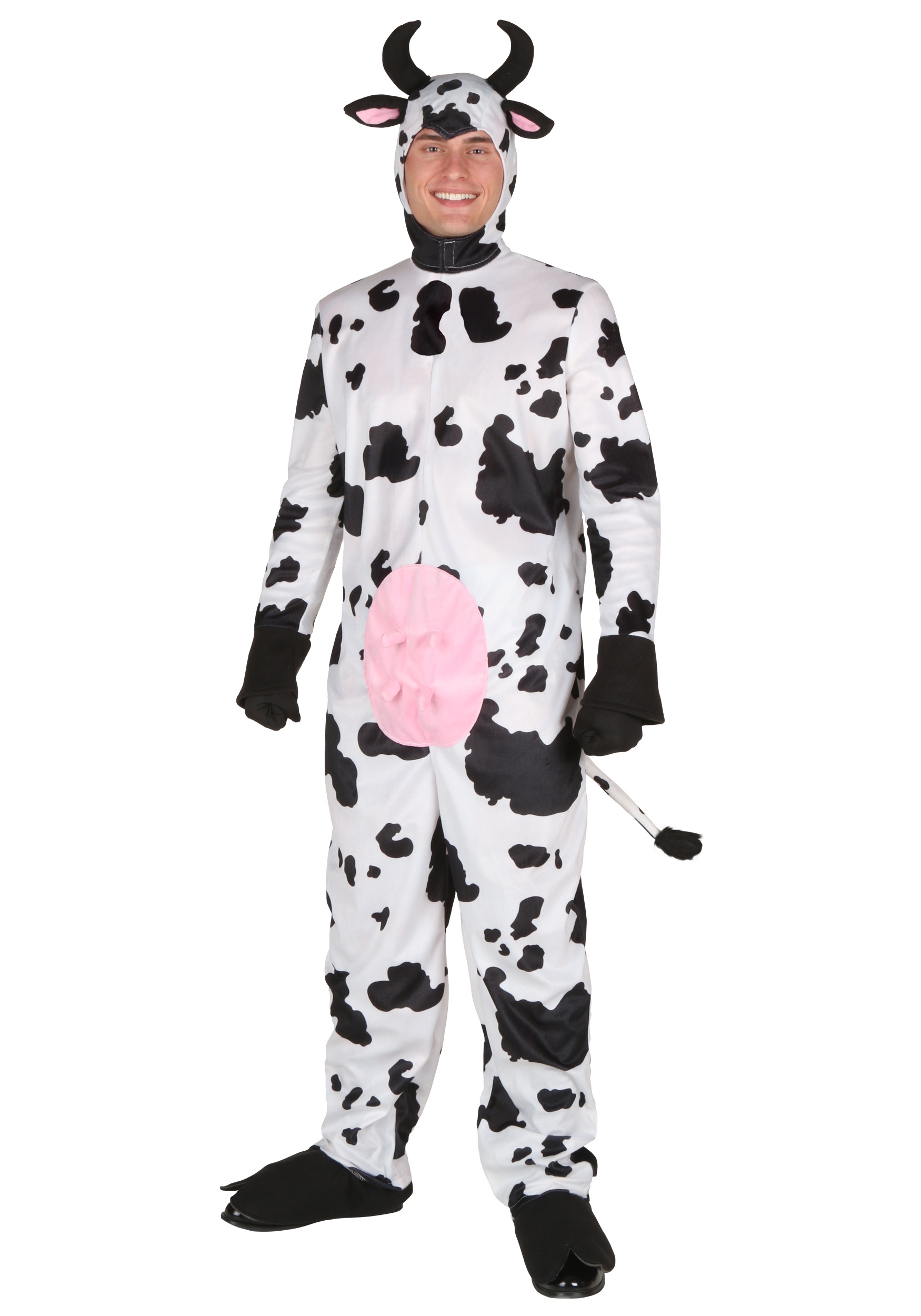 Plus Size Deluxe Cow Fancy Dress Costume