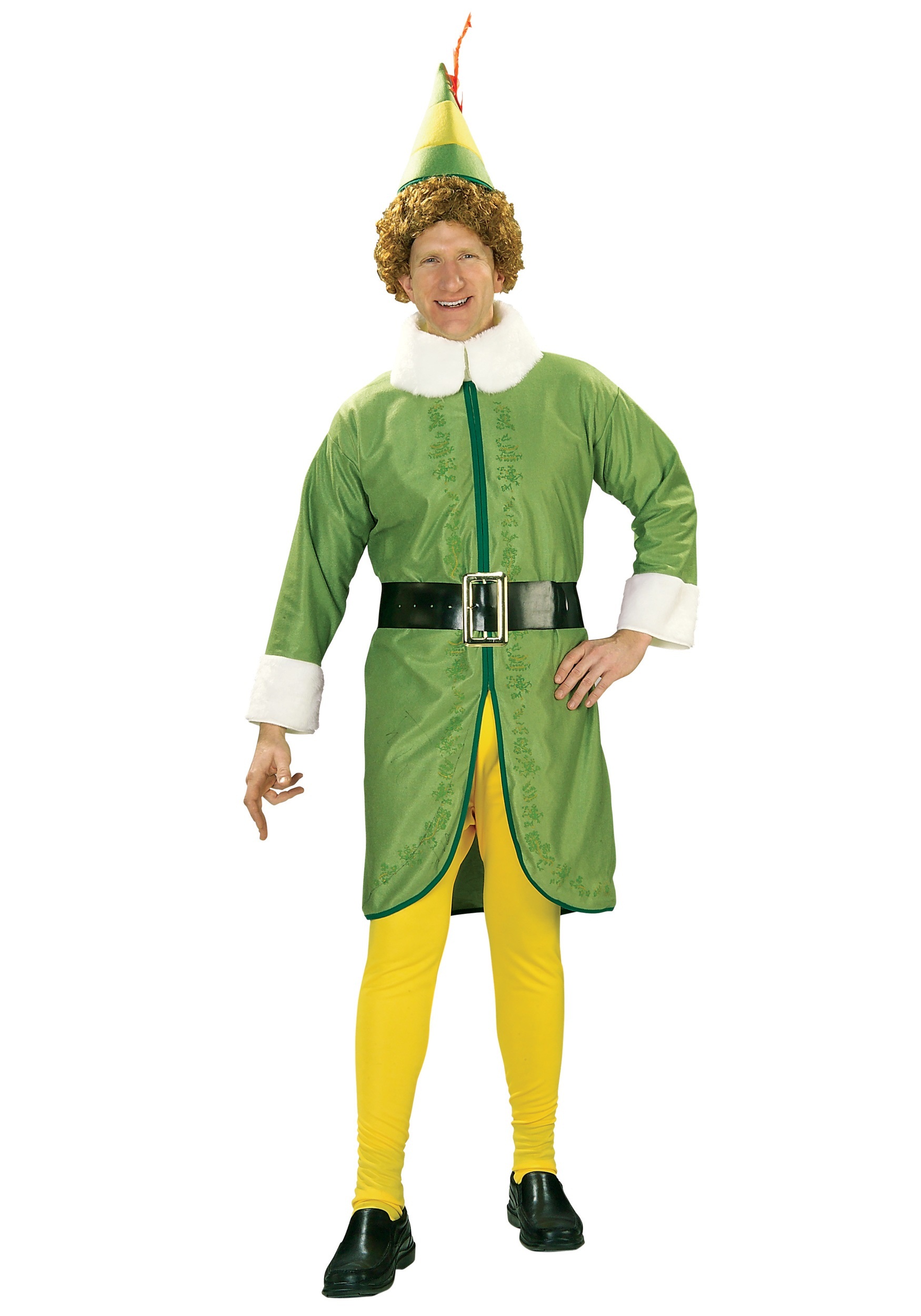 Plus Size Men's Buddy The Elf Fancy Dress Costume , Plus Size Christmas Fancy Dress Costumes