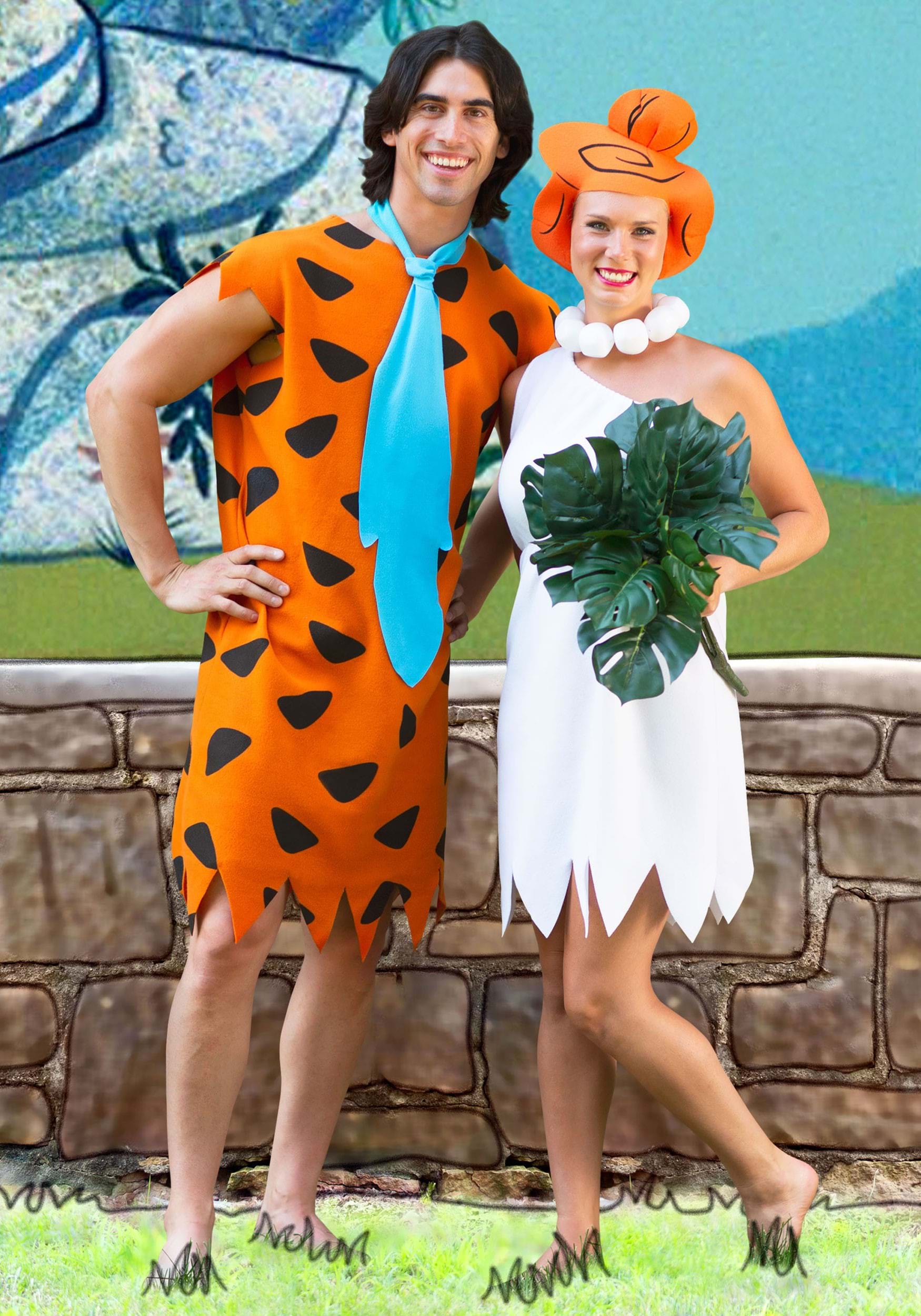 Women's Plus Size Wilma Flintstone Fancy Dress Costume , Cartoon Character Fancy Dress Costumes