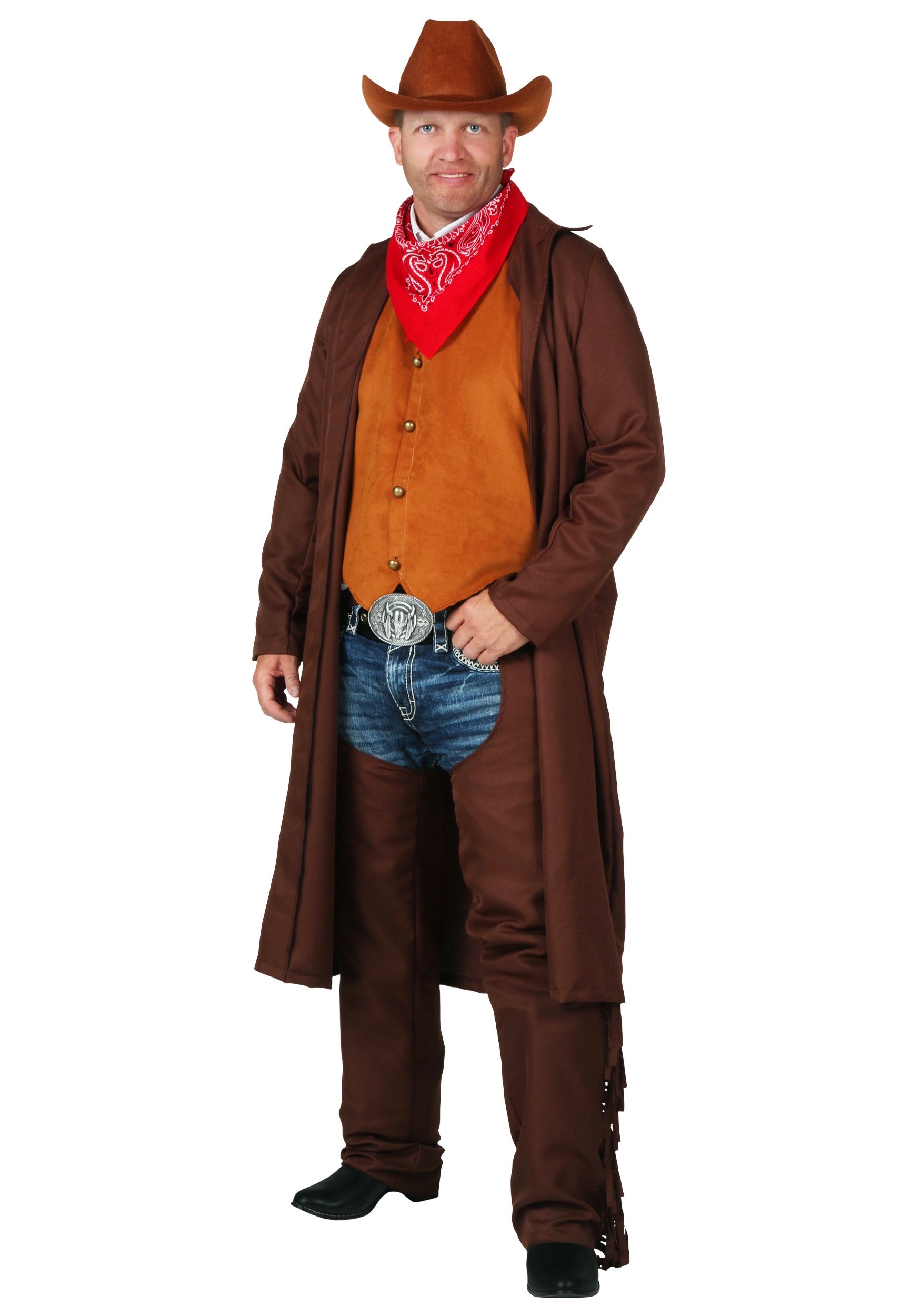 Adult Cowboy Fancy Dress Costume