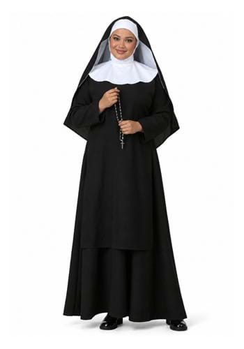 Plus Size Deluxe Nun Costume Women Upd 1