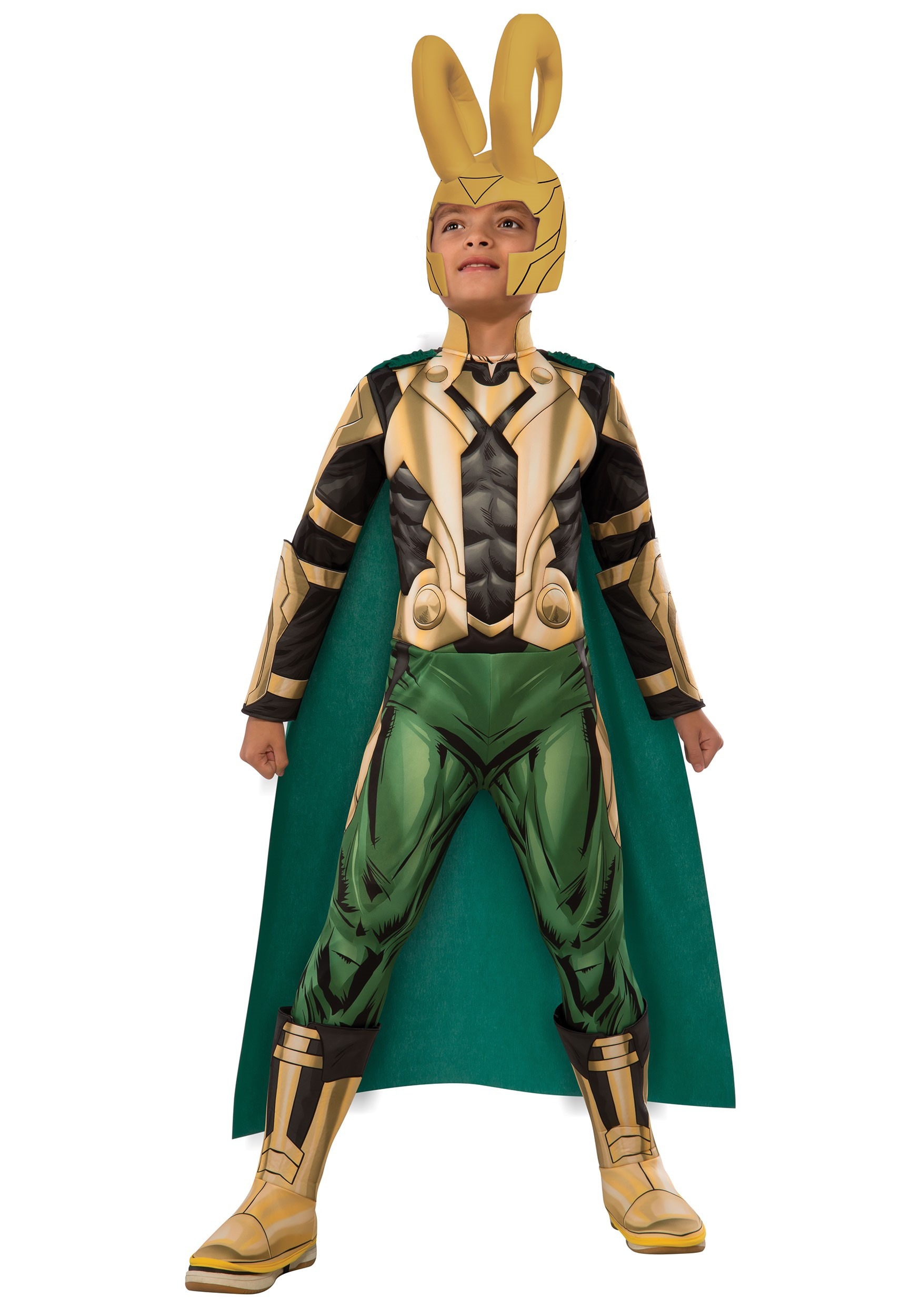 Child Deluxe Loki Fancy Dress Costume