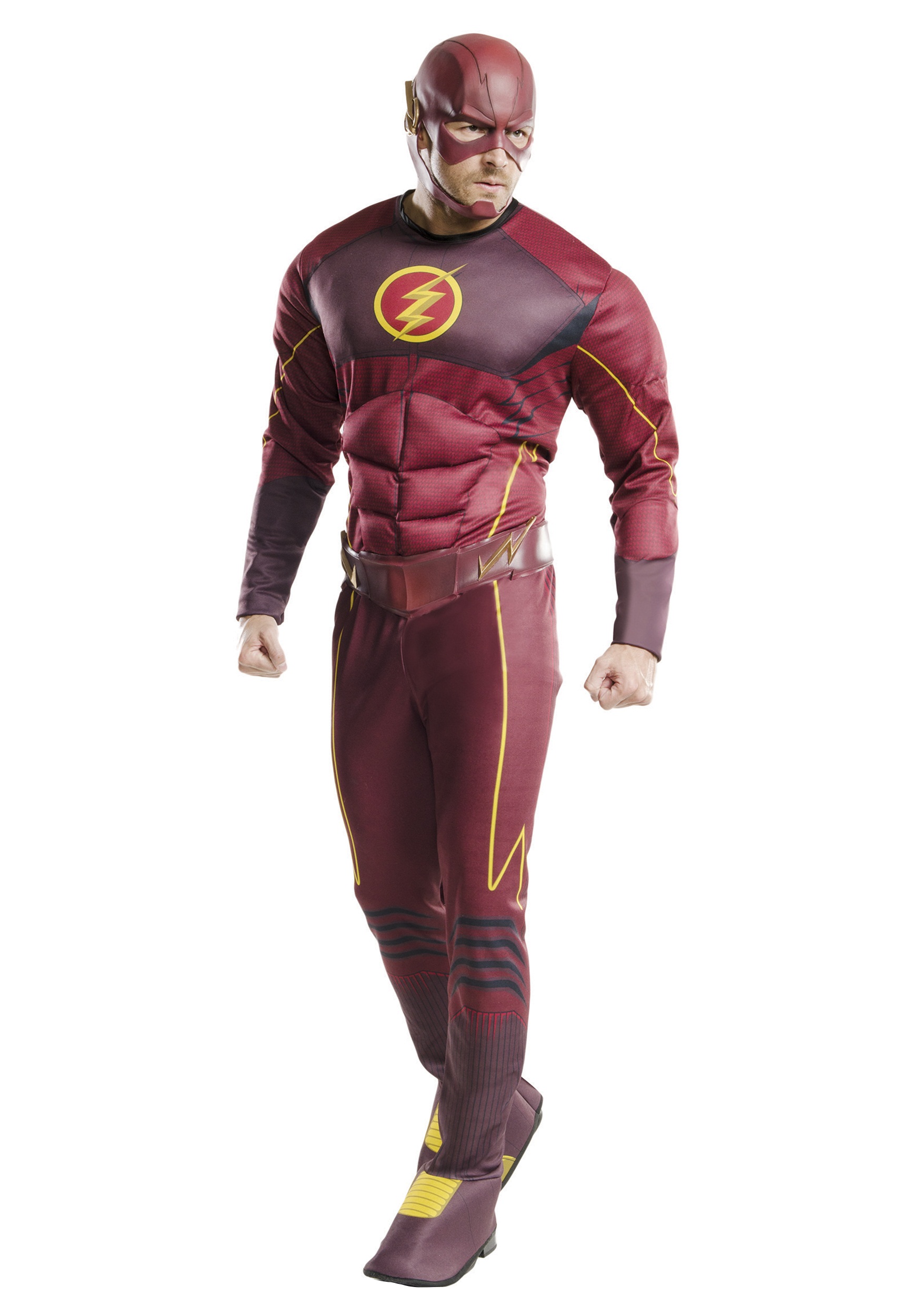 Adult Deluxe The Flash Costume Dc Comics Costumes 4281