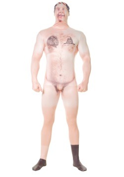 Adult Naked Hillbilly Faux Real Morphsuit