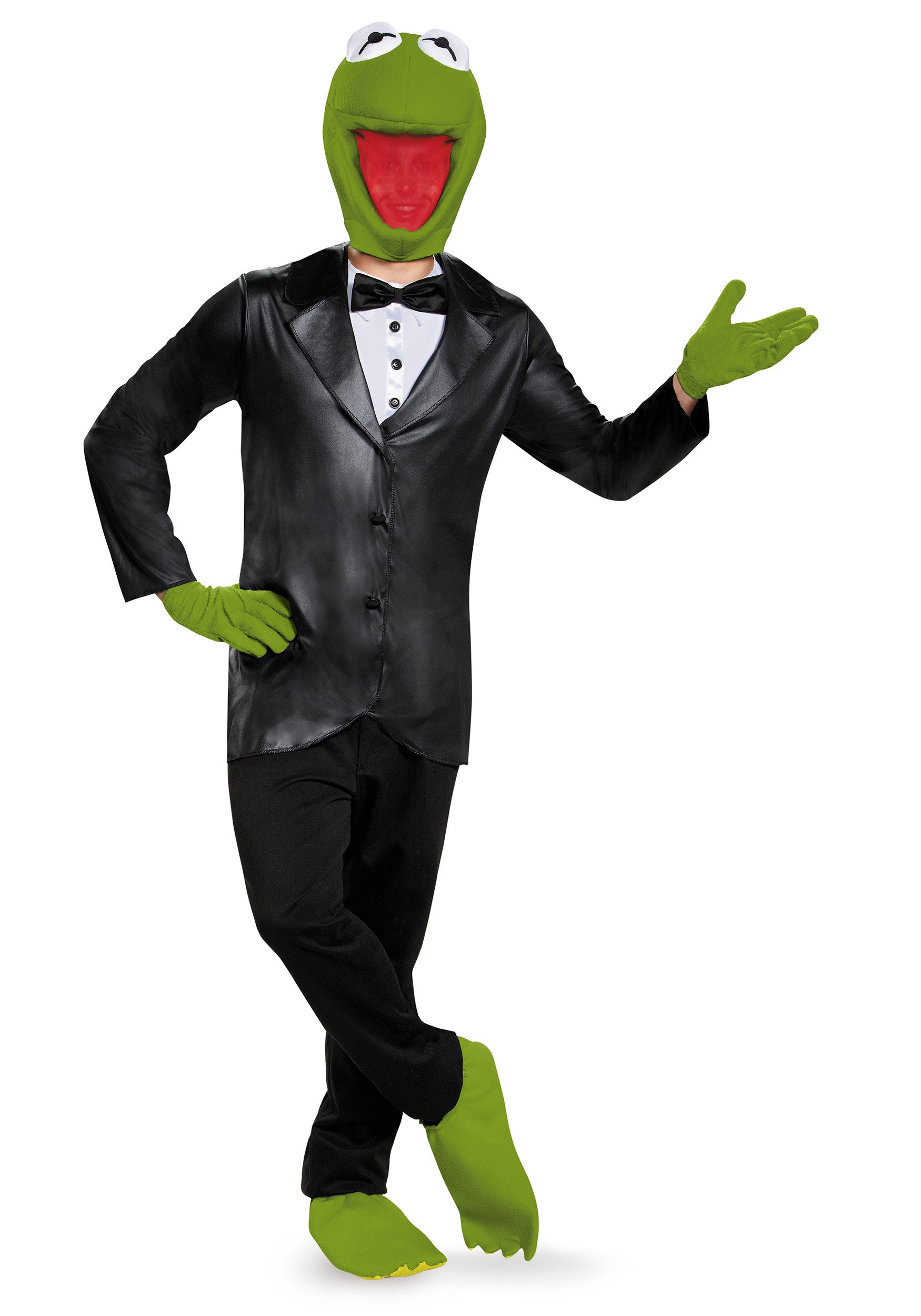 Deluxe Kermit The Frog Adult Fancy Dress Costume