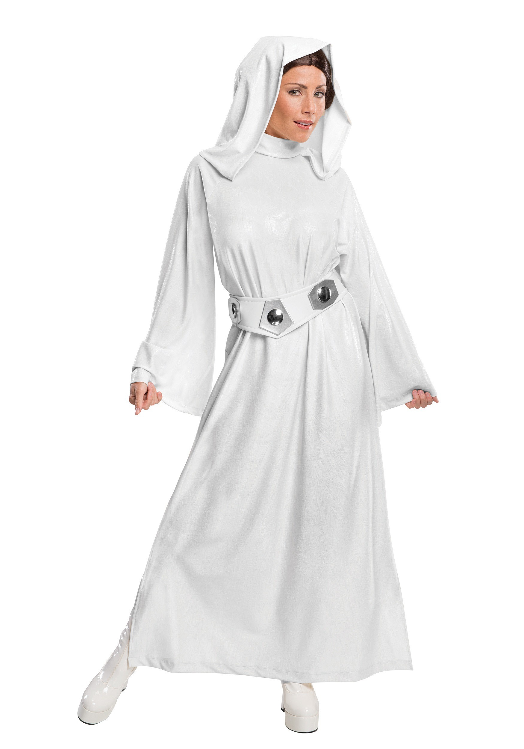 Deluxe Adult Princess Leia Fancy Dress Costume