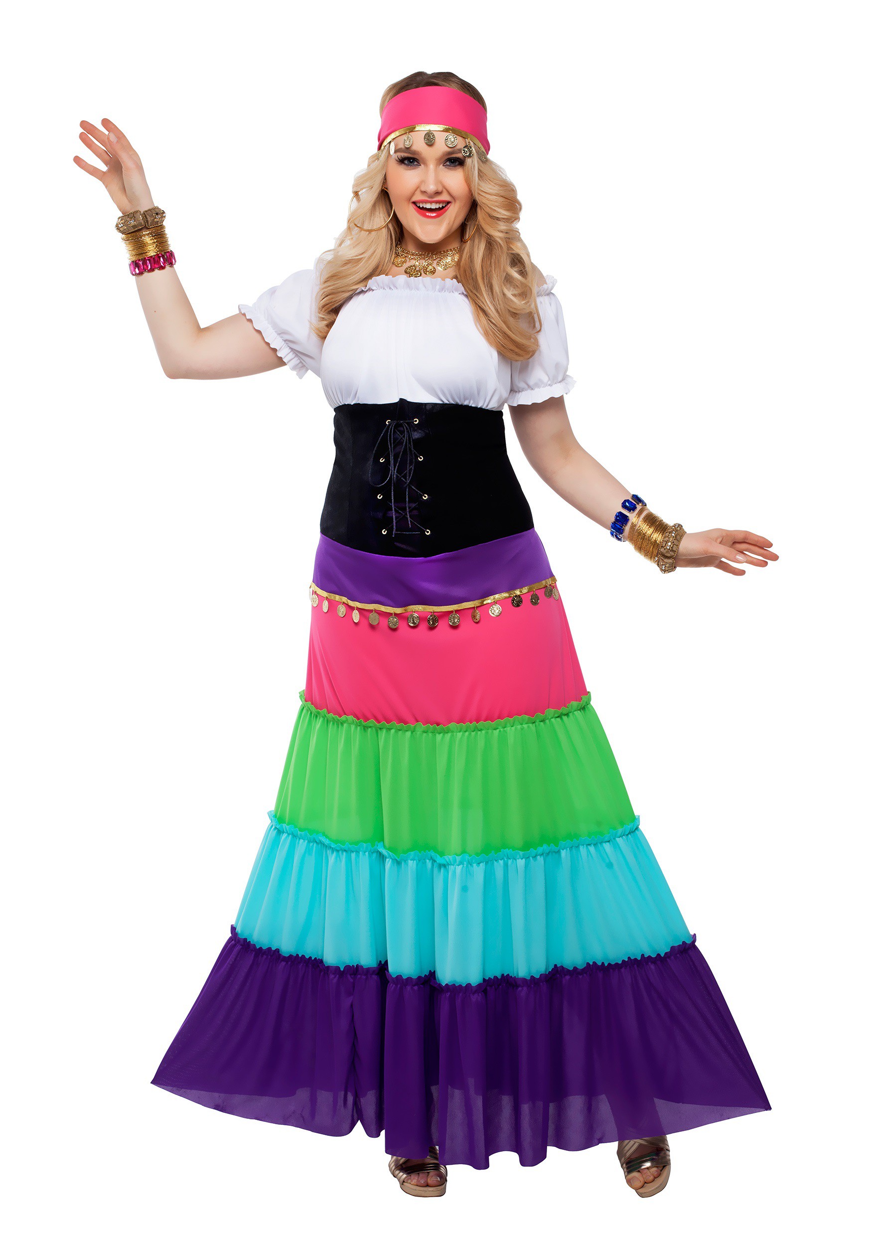 Gypsy Fortune Teller Plus Size Costume - Diy Plus Size Gypsy Costume