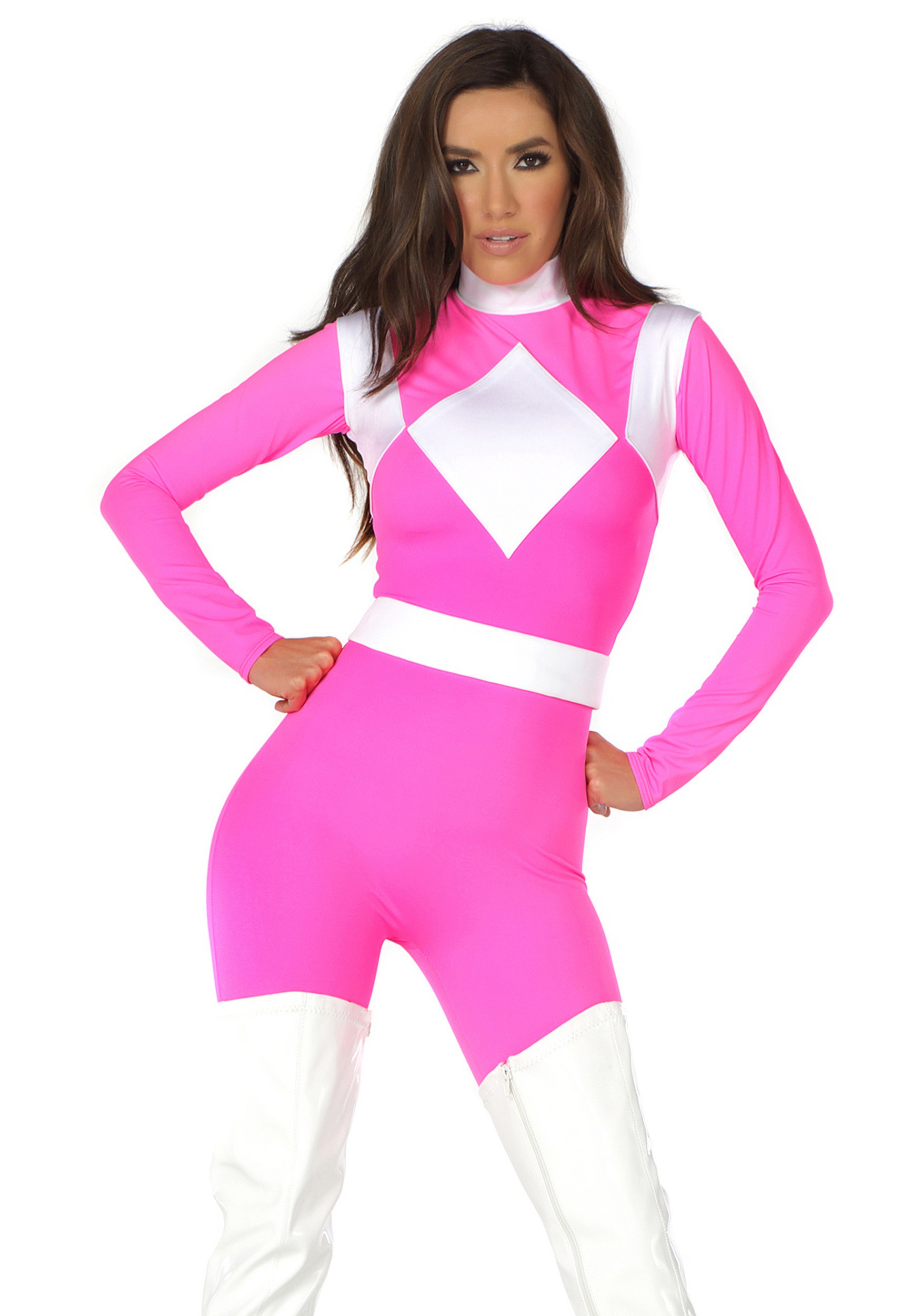 Girls Pink Avenging Super Hero Fancy Dress Costume 