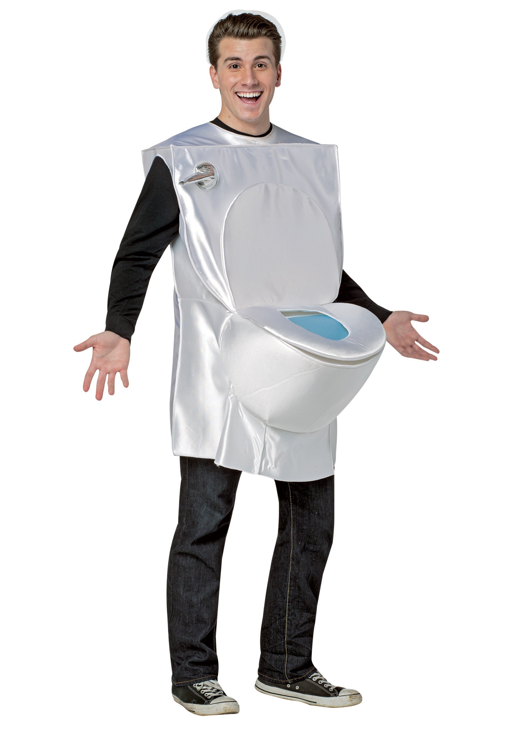 Adult Toilet Fancy Dress Costume