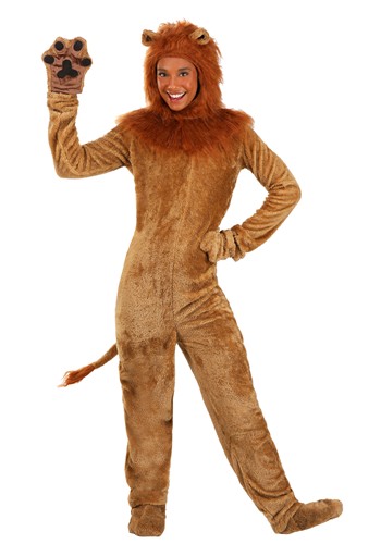 Adult Deluxe Lion Costume Alt 1