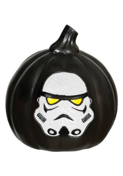 Star Wars Stormtrooper Light-Up Black Pumpkin