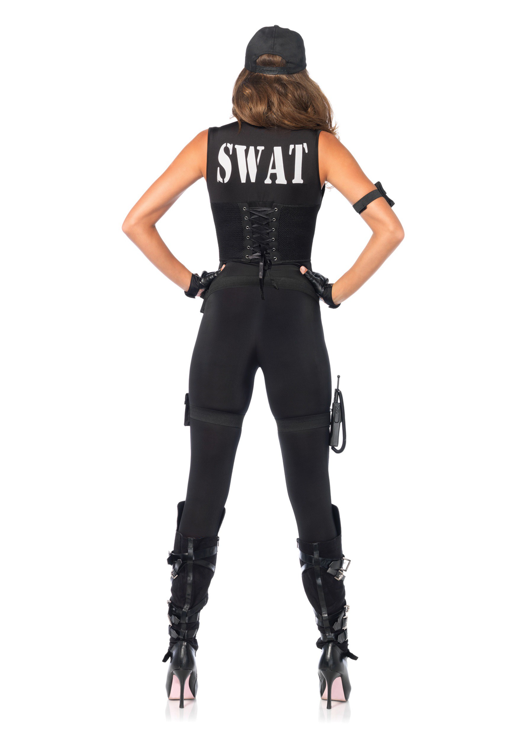 Deluxe SWAT Commander Fancy Dress Costume For Women