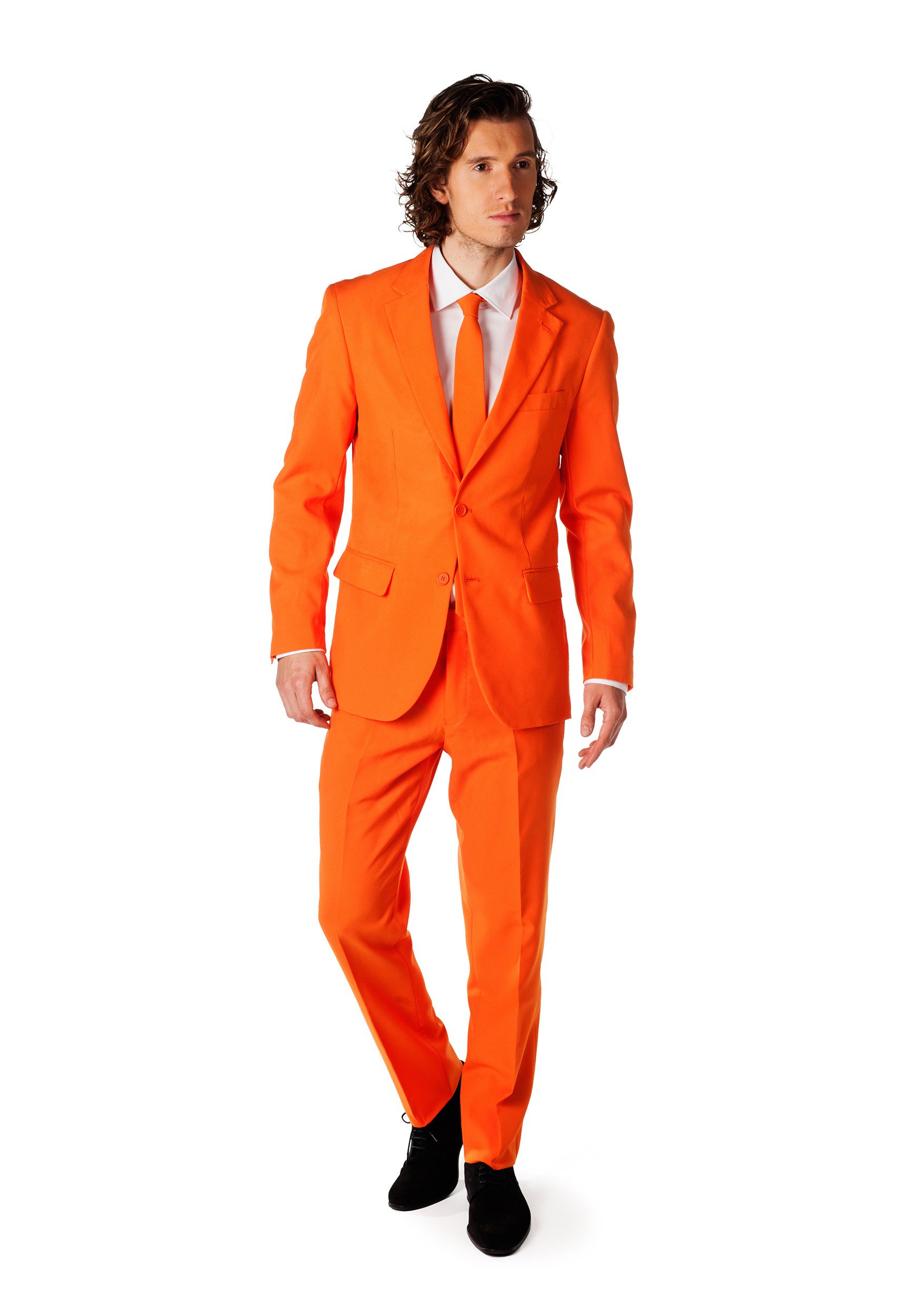 OppoSuits Men's The Orange-Party/Costume Suit 