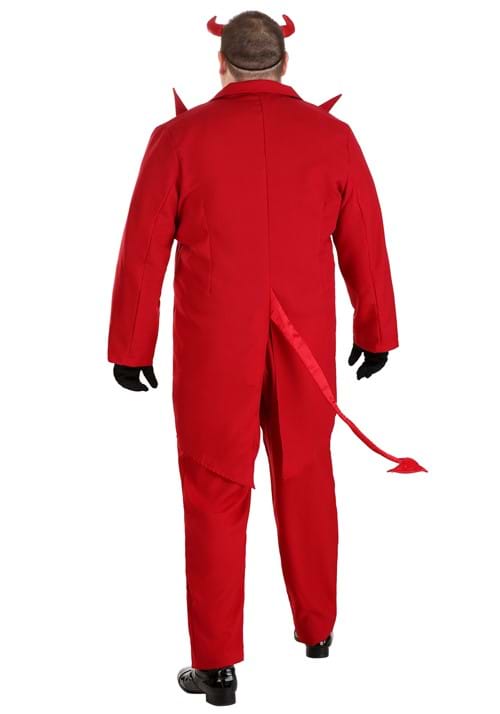 Plus Size Red Suit Devil Men's Costume Scary Costumes