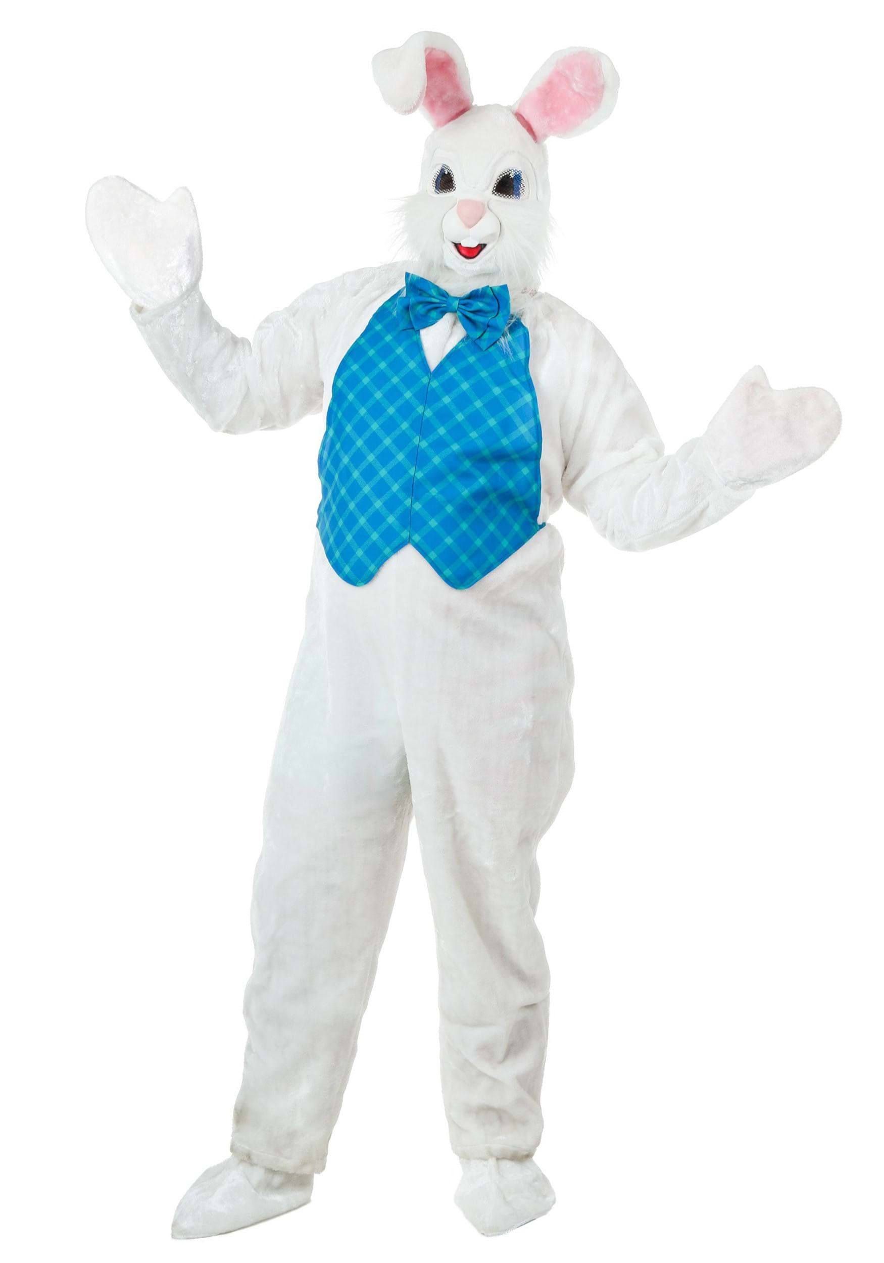 Mascot Happy Easter Bunny Fancy Dress Costume