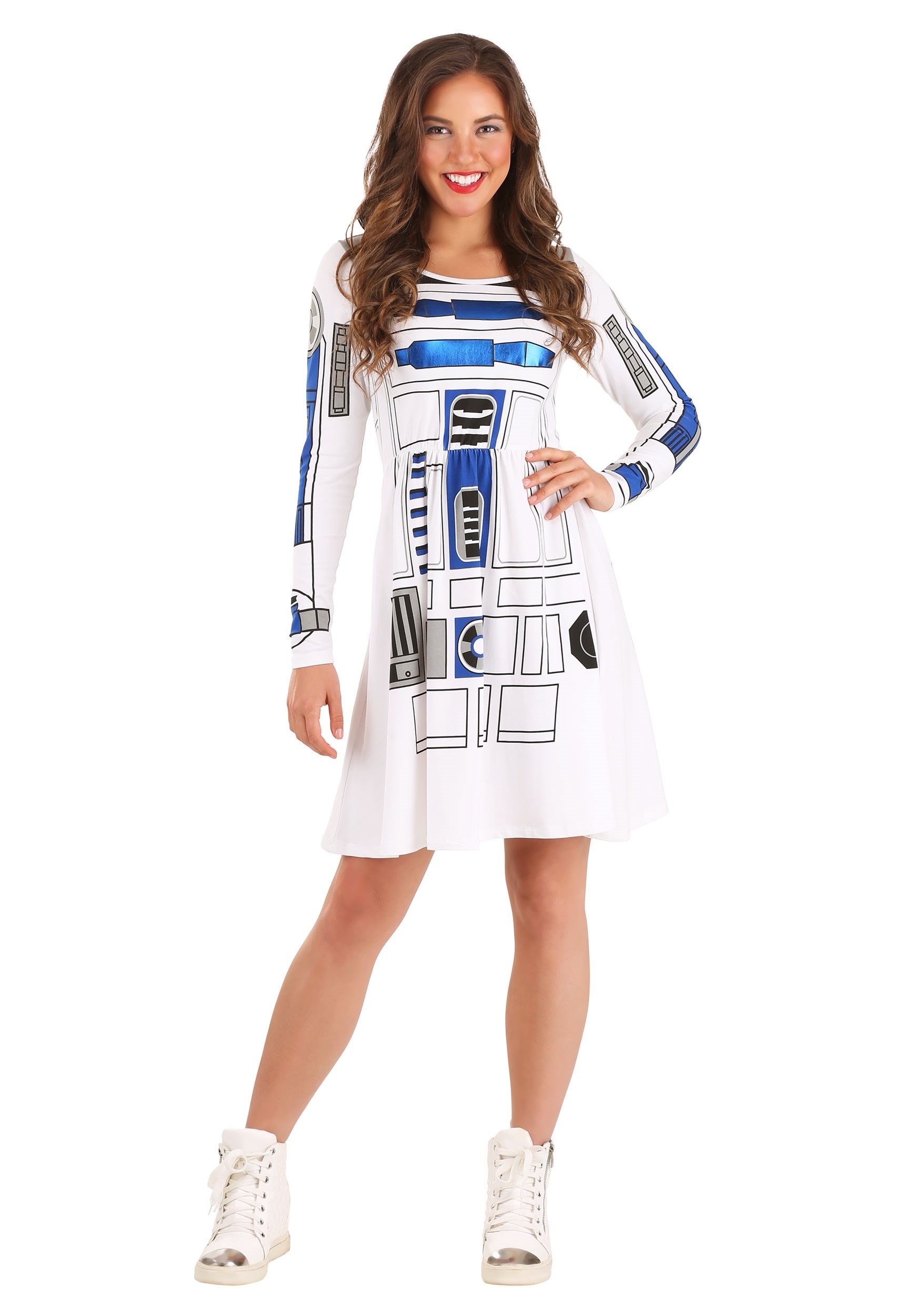 Star Wars I Am R2D2 Skater Dress For Women's Fancy Dress Costume