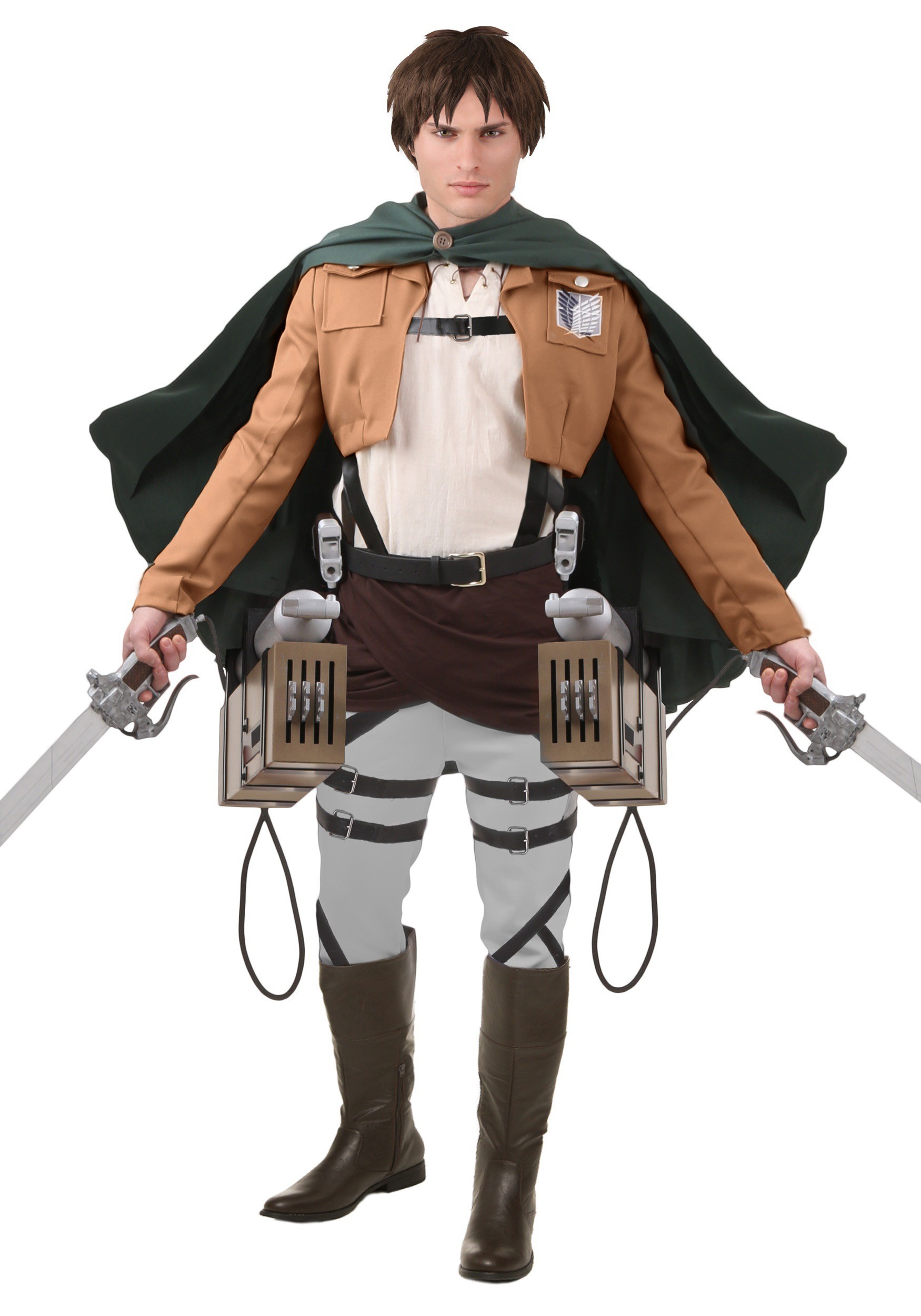 Deluxe Attack on Titan Eren Jaeger Fancy Dress Costume