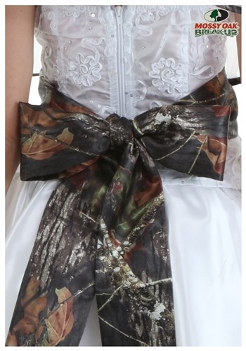 Plus Size Mossy Oak Bridal Sash