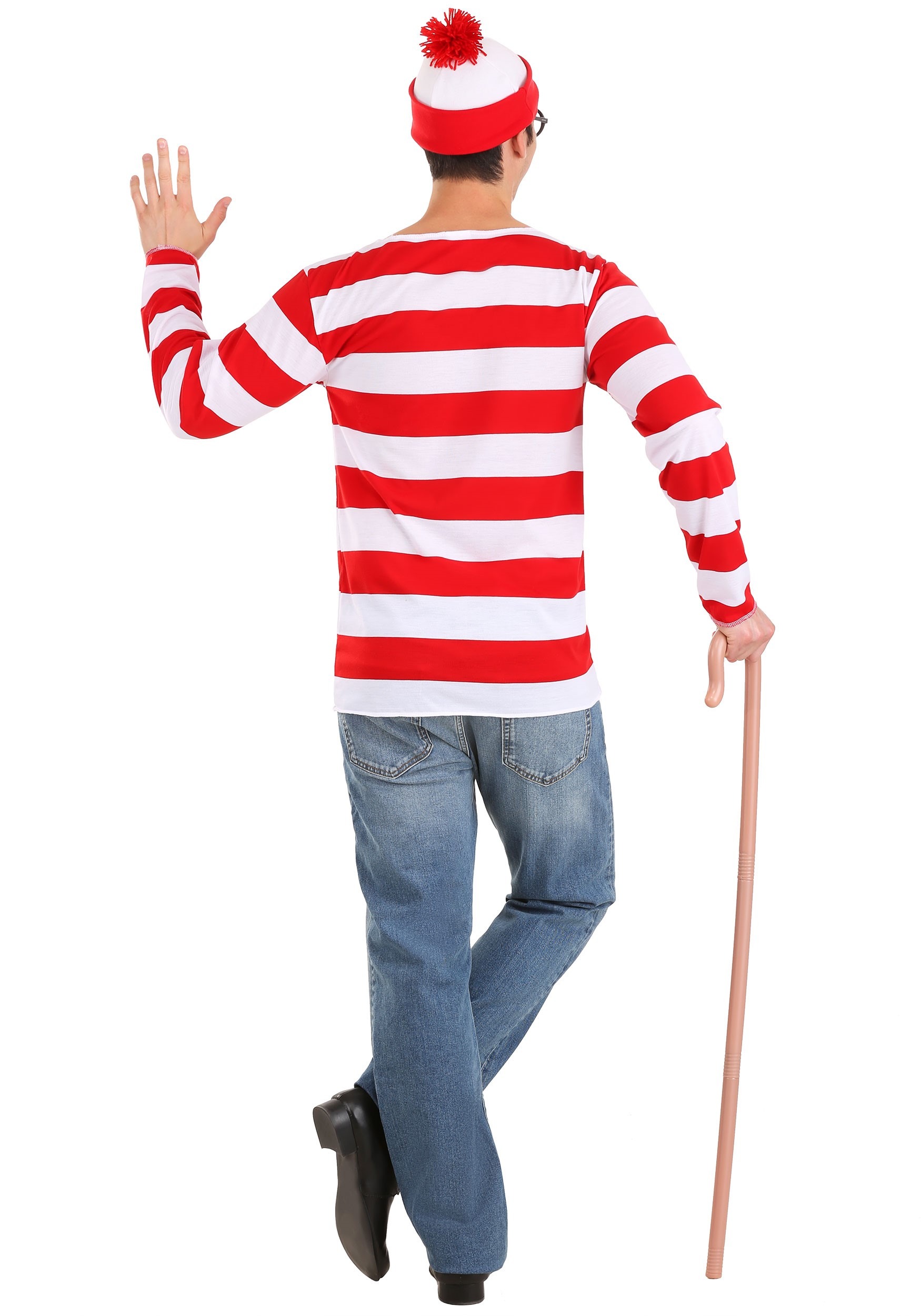 Where’s Waldo Fancy Dress Costume , Exclusive Sizes Available