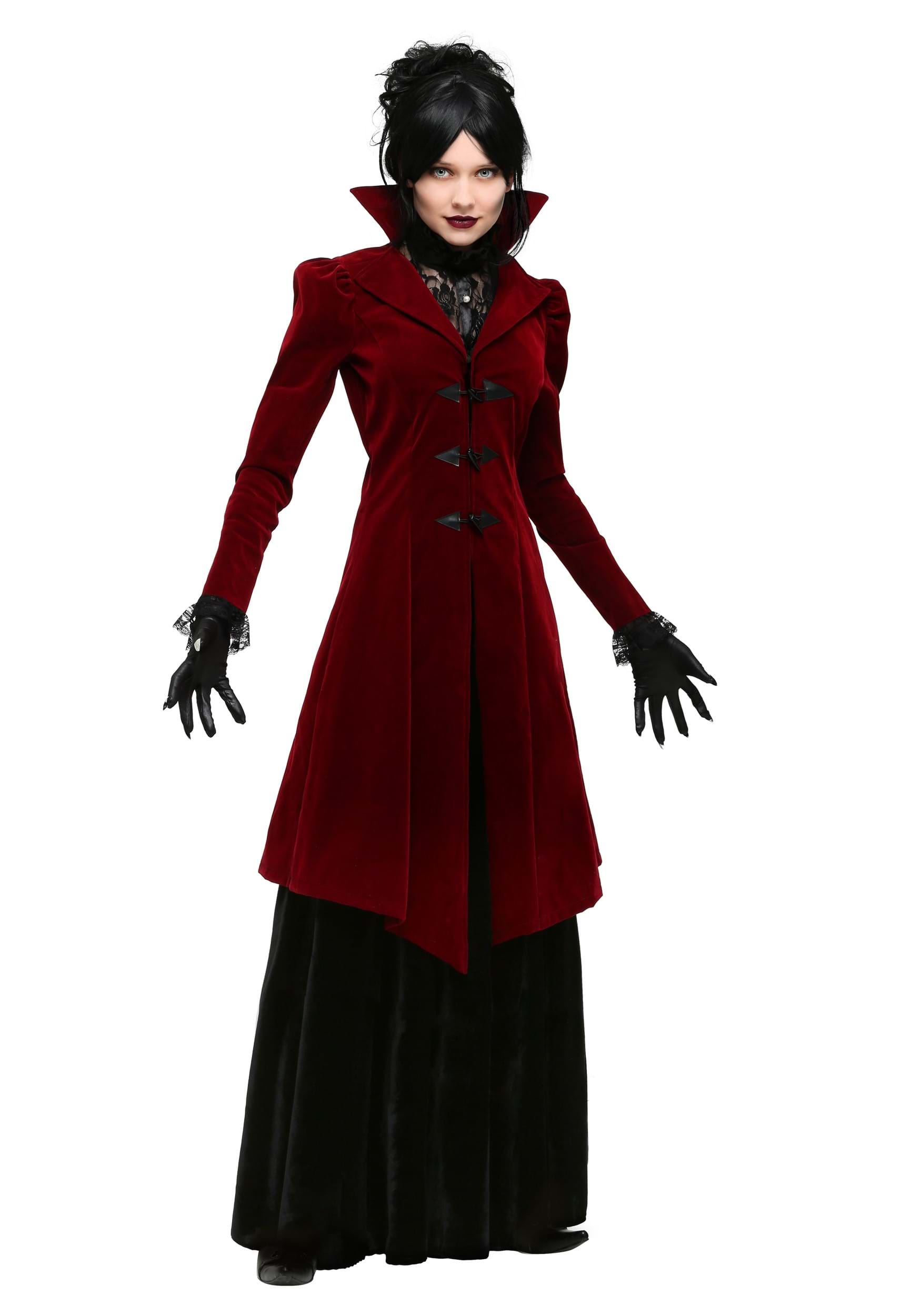 Women's Delightfully Dreadful Vampiress Fancy Dress Costume