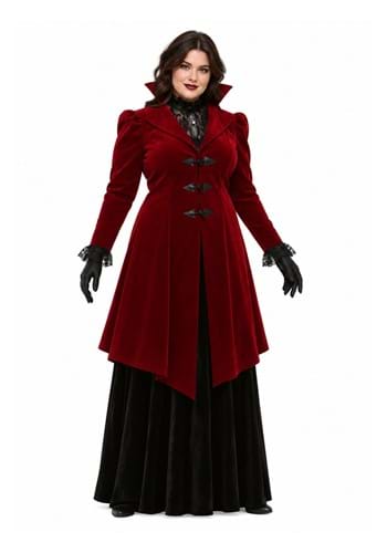 Womens Plus Size Dreadful Vampiress Costume New Main