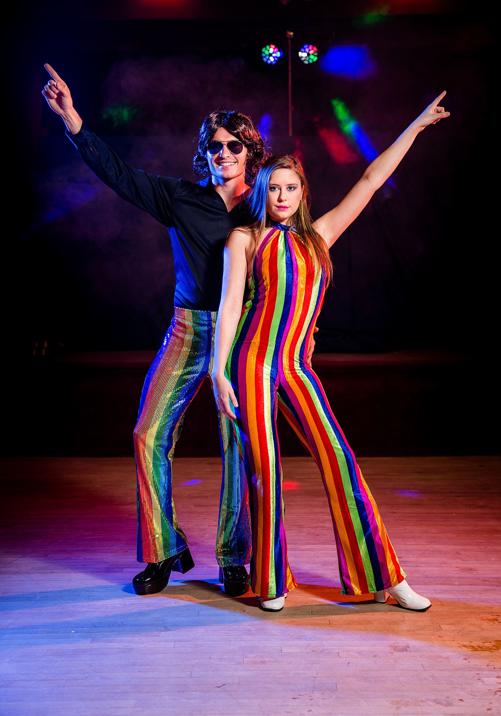 70's Disco Jumpsuit Womens Costume