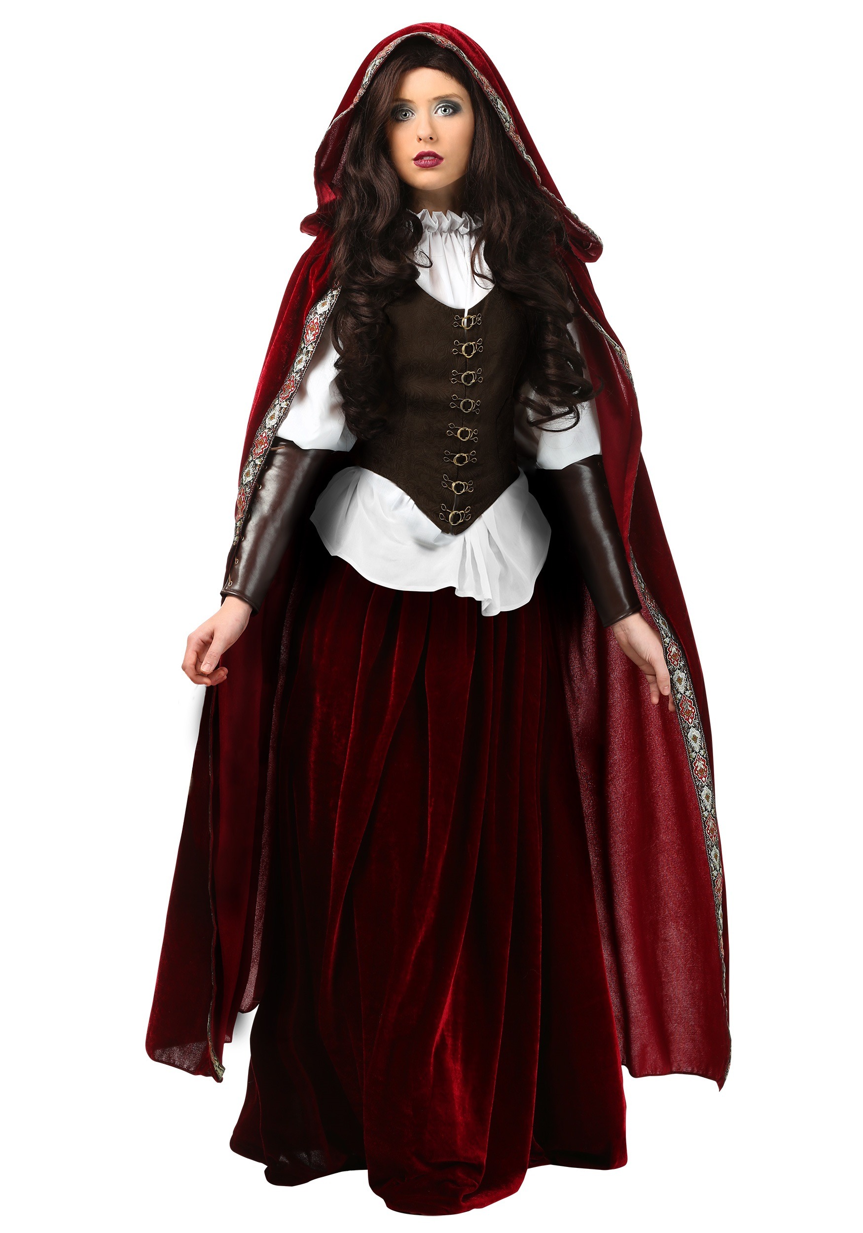 Photos - Fancy Dress Deluxe FUN Costumes  Red Riding Hood Plus Size Women's  Costume 