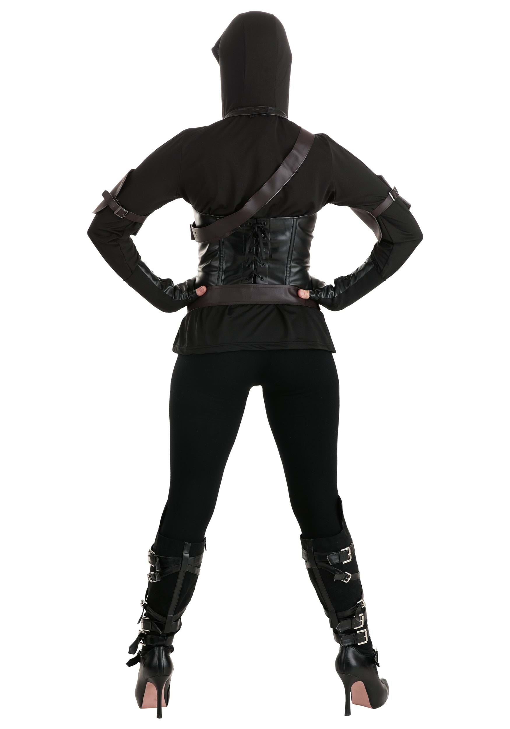 Women's Ninja Assassin Fancy Dress Costume