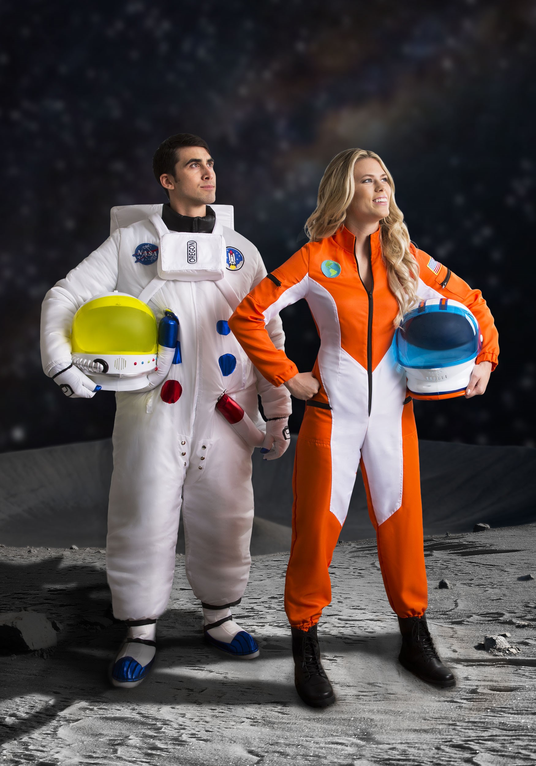 Astronaut Jumpsuit Fancy Dress Costume For Women , Exclusive Fancy Dress Costumes