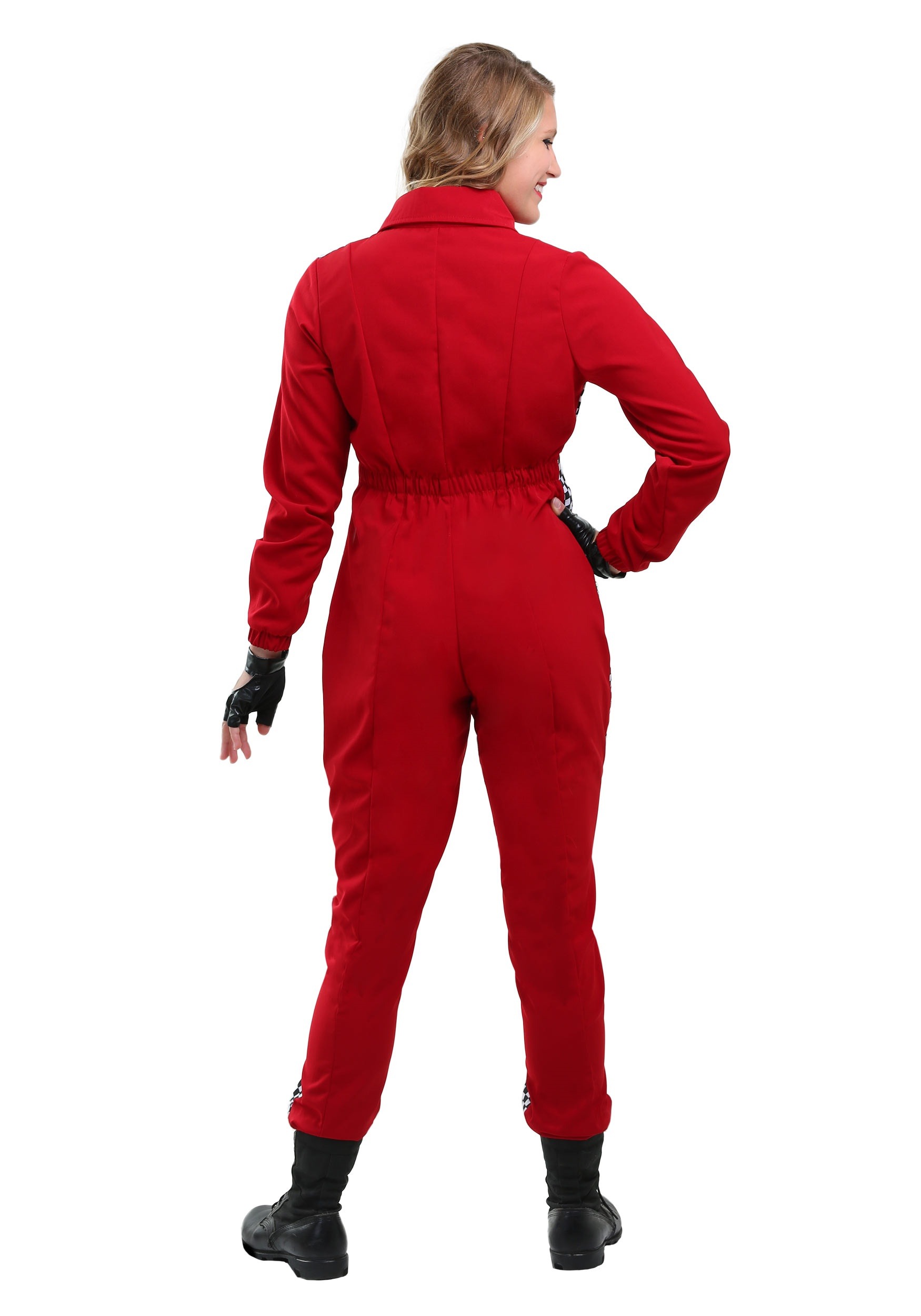 Racer Jumpsuit Plus Size Fancy Dress Costume For Women