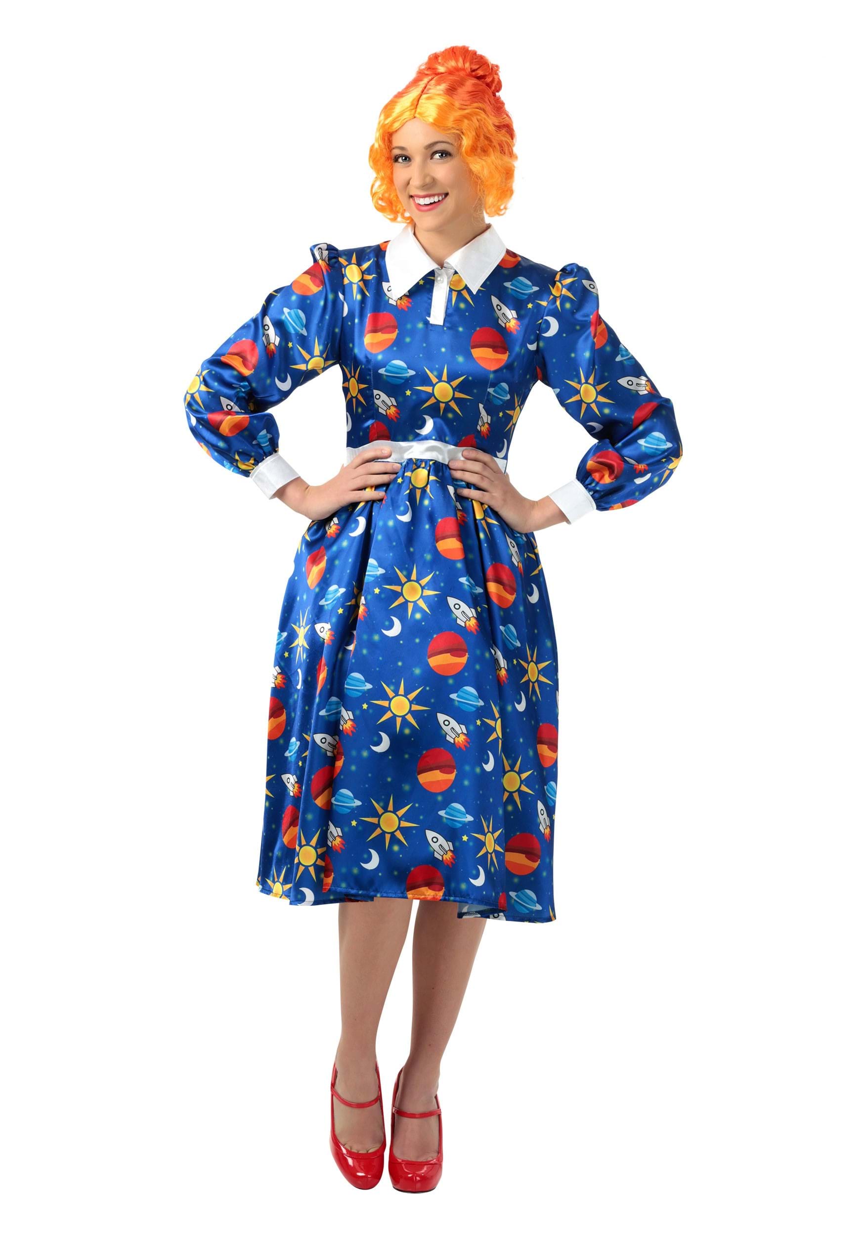 Photos - Fancy Dress MAGIC FUN Costumes The  School Bus Miss Frizzle  Costume Blue 