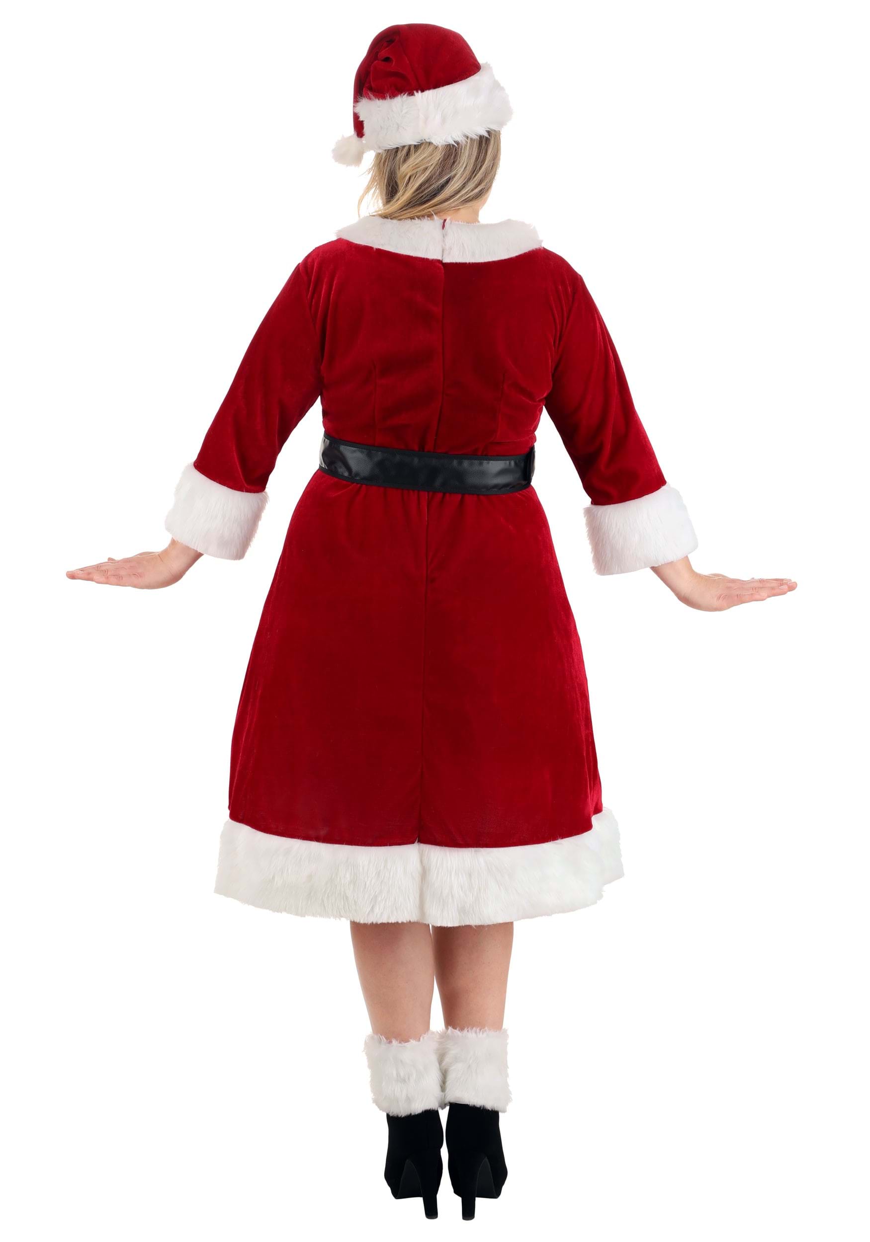 Womens Santa Claus Sweetie Fancy Dress Costume
