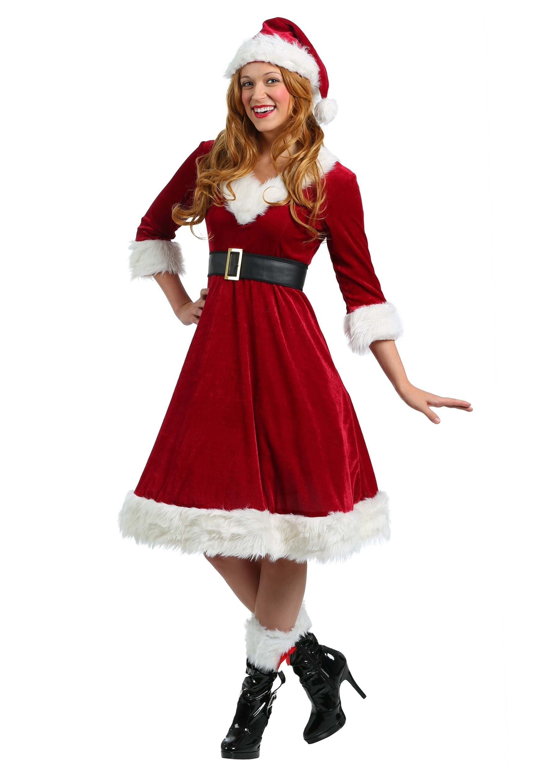 Photos - Fancy Dress SanTa FUN Costumes  Claus Sweetie Womens  Costume Red/White 