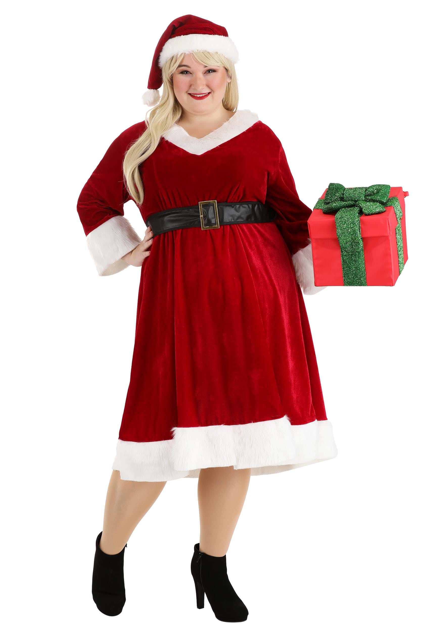 Plus Size Santa Claus Sweetie Fancy Dress Costume