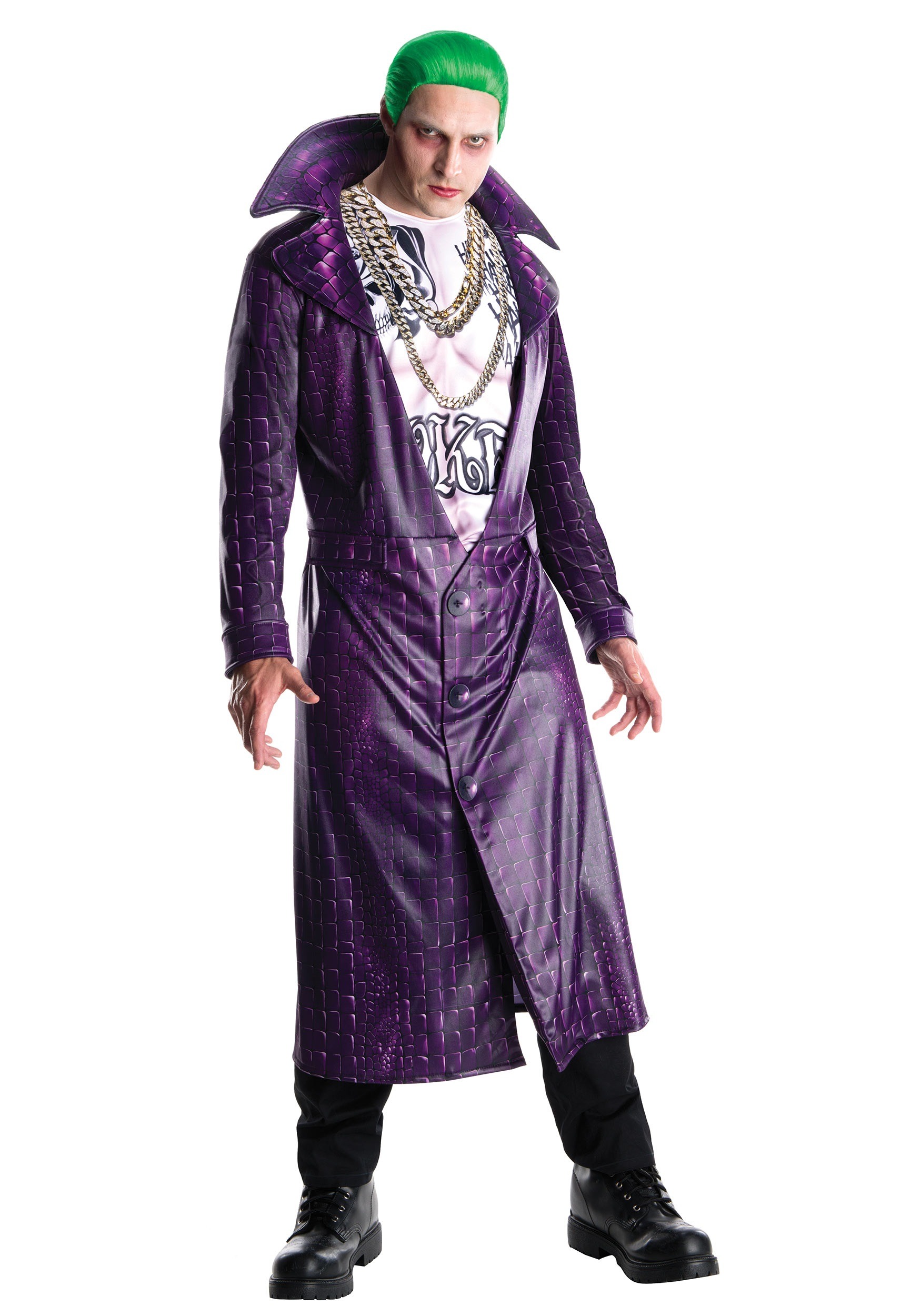 Deluxe Suicide Squad Joker Fancy Dress Costume