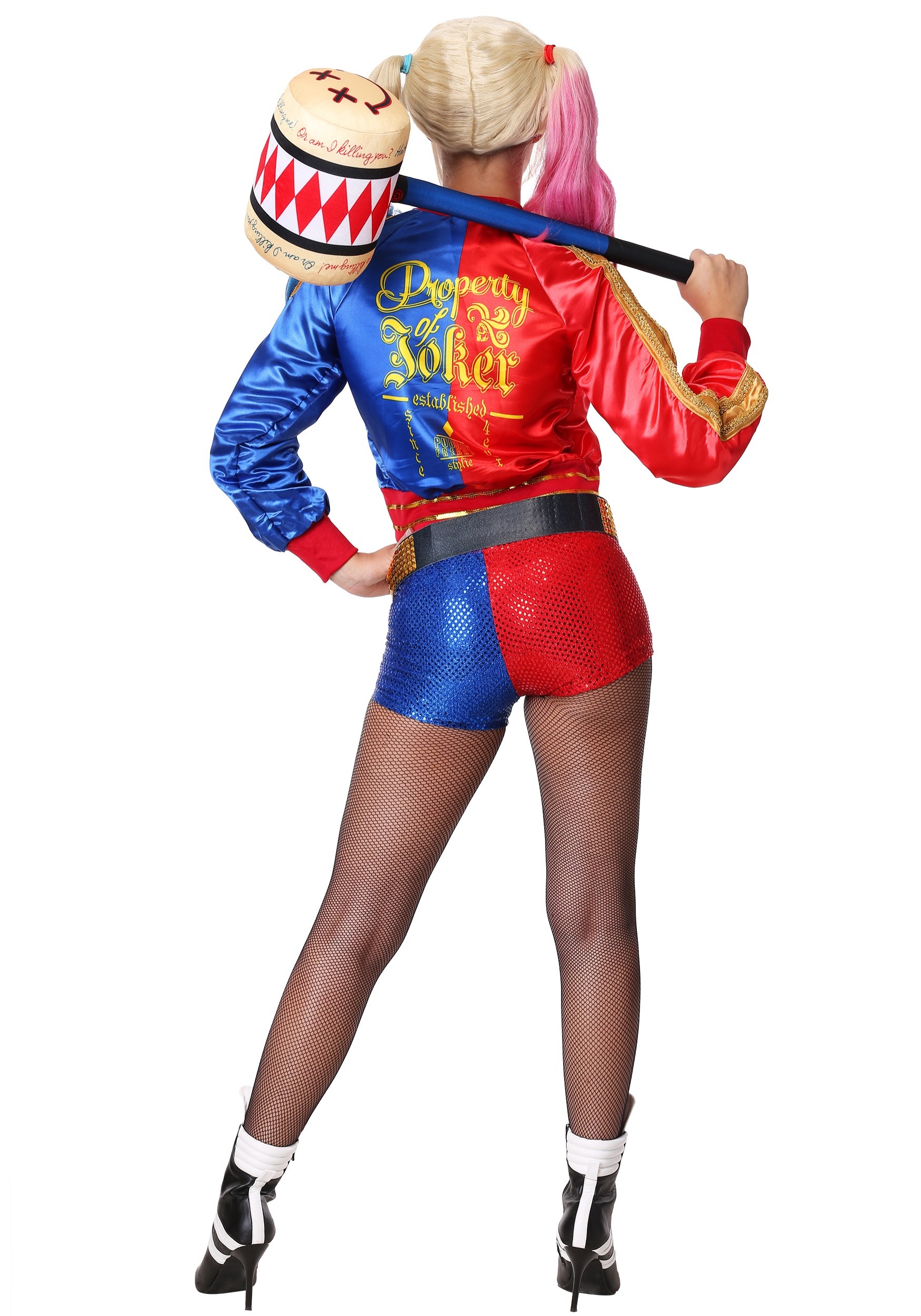 Deluxe Suicide Squad Harley Quinn Fancy Dress Costume