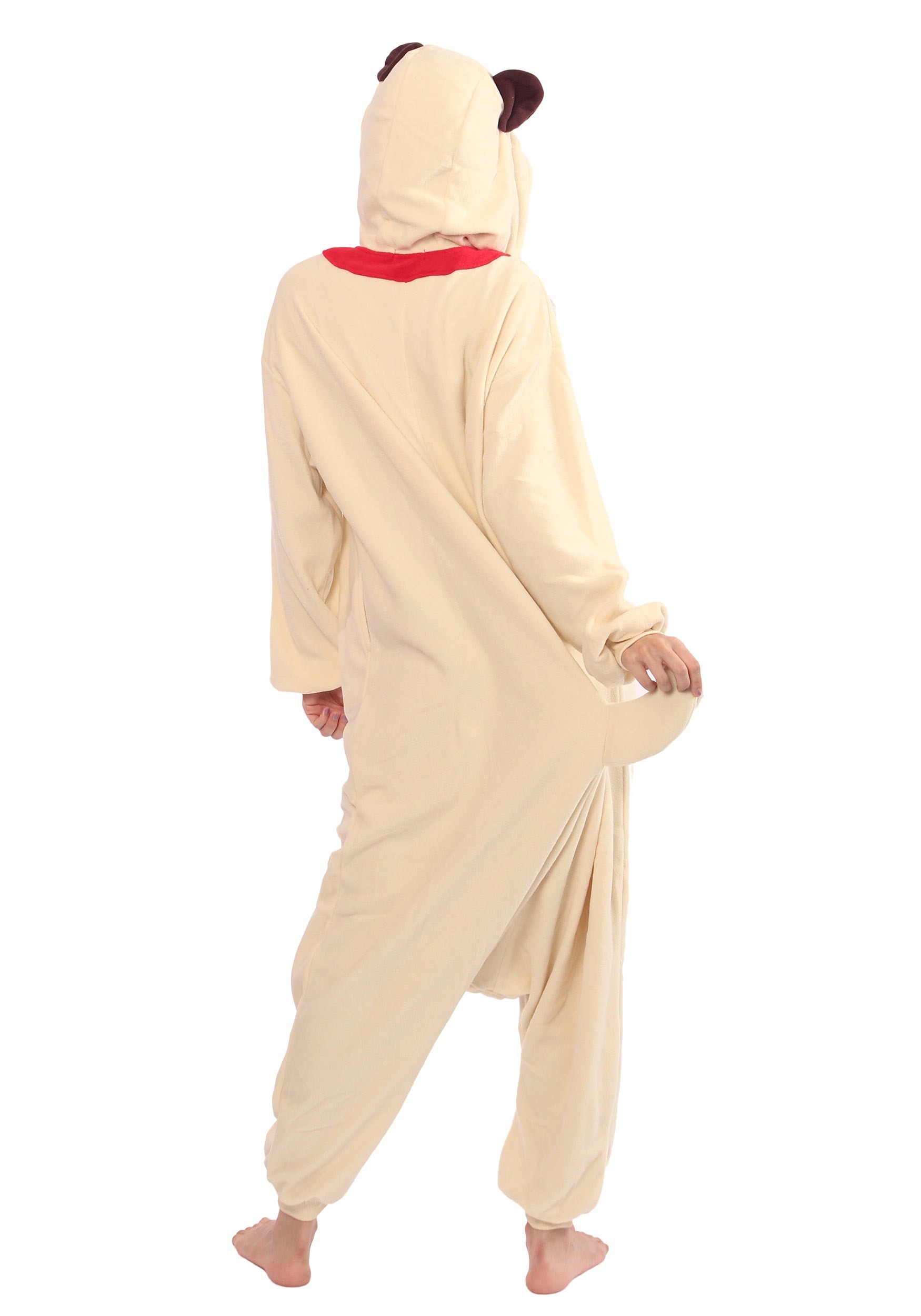 Adult Pajama Fancy Dress Costume Pug Kigurumi
