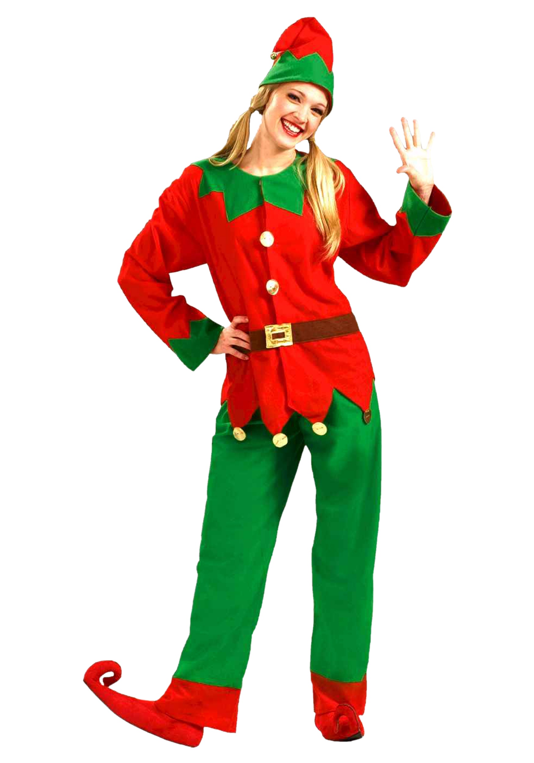 Adult Elf Fancy Dress Costume