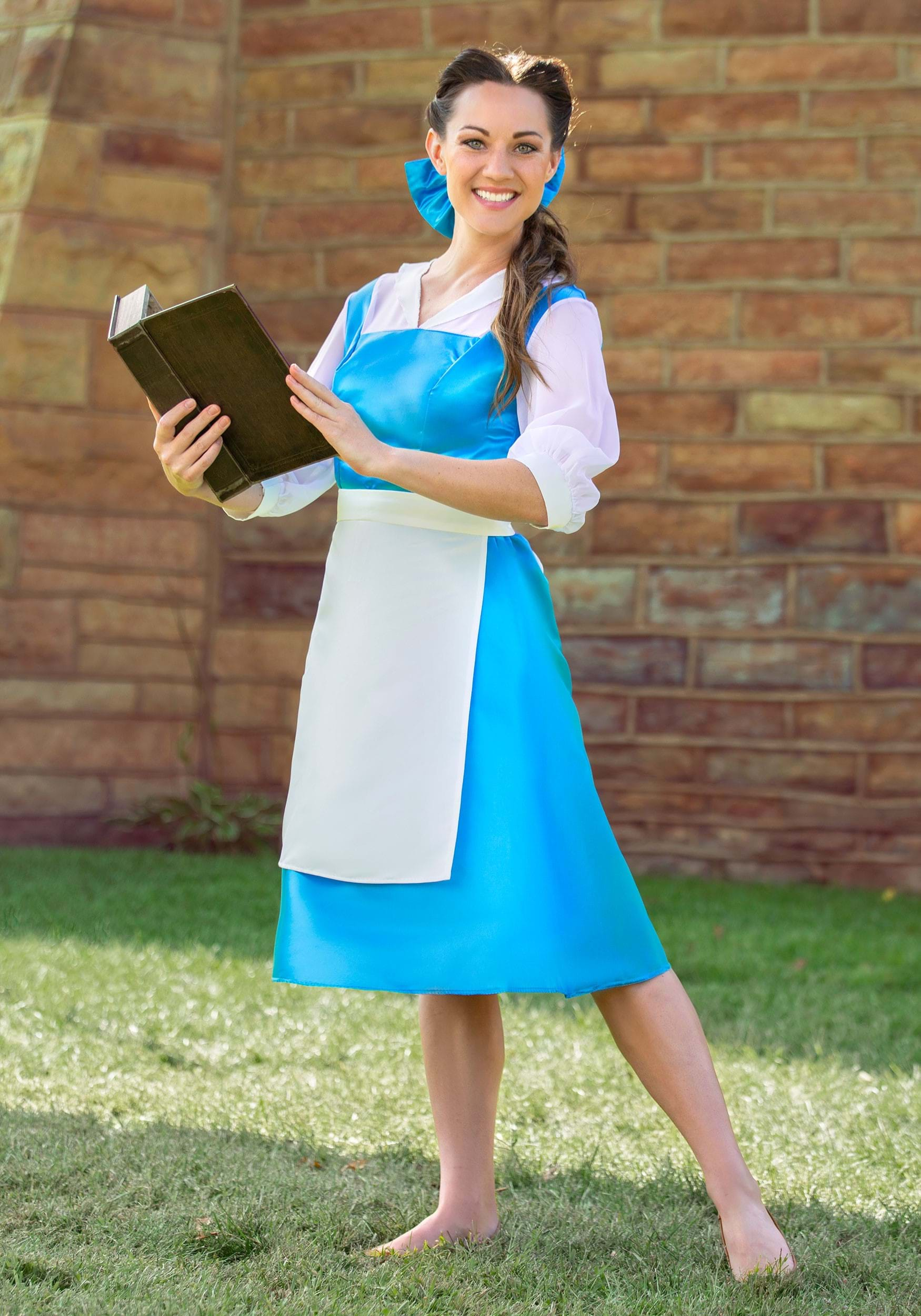 Adult Belle Blue Dress Costume