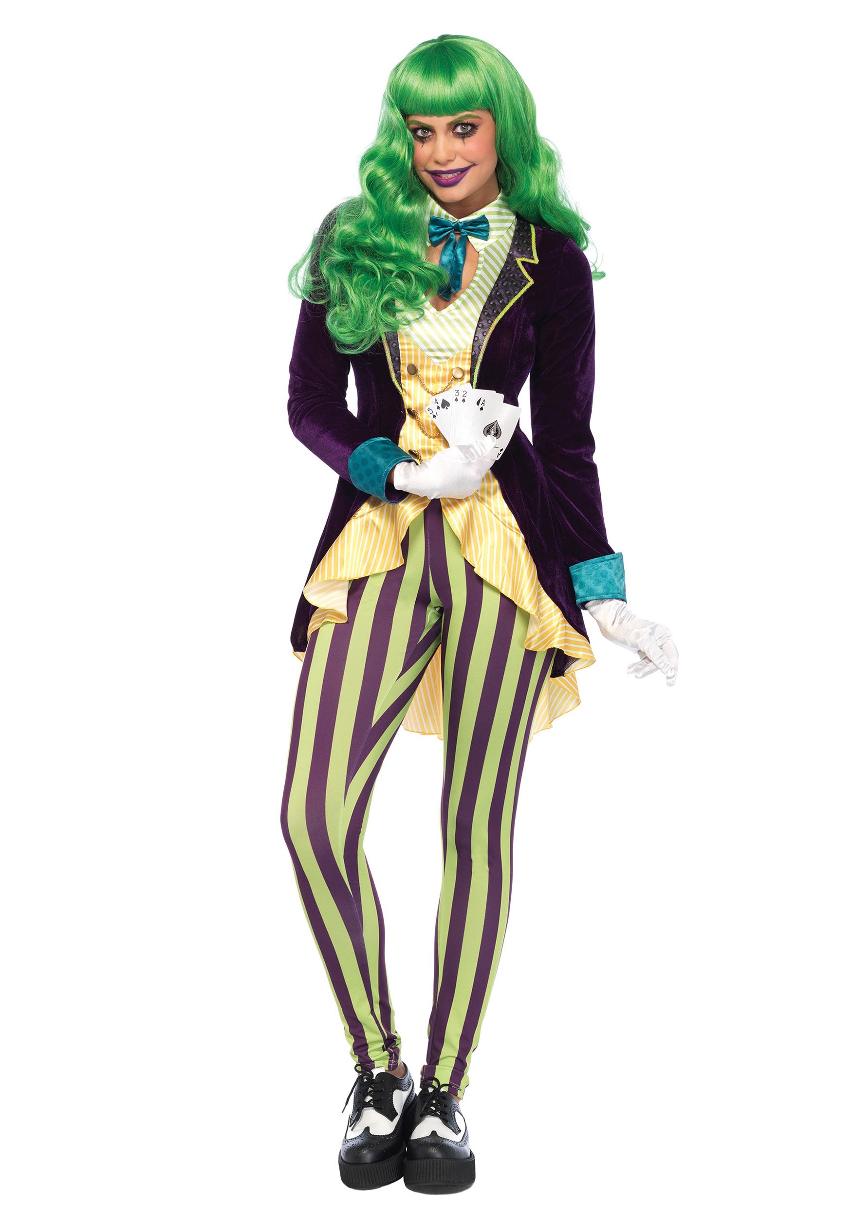 Photos - Fancy Dress MKW Leg Avenue Women's Wicked Trickster  Costume Green/Purple 