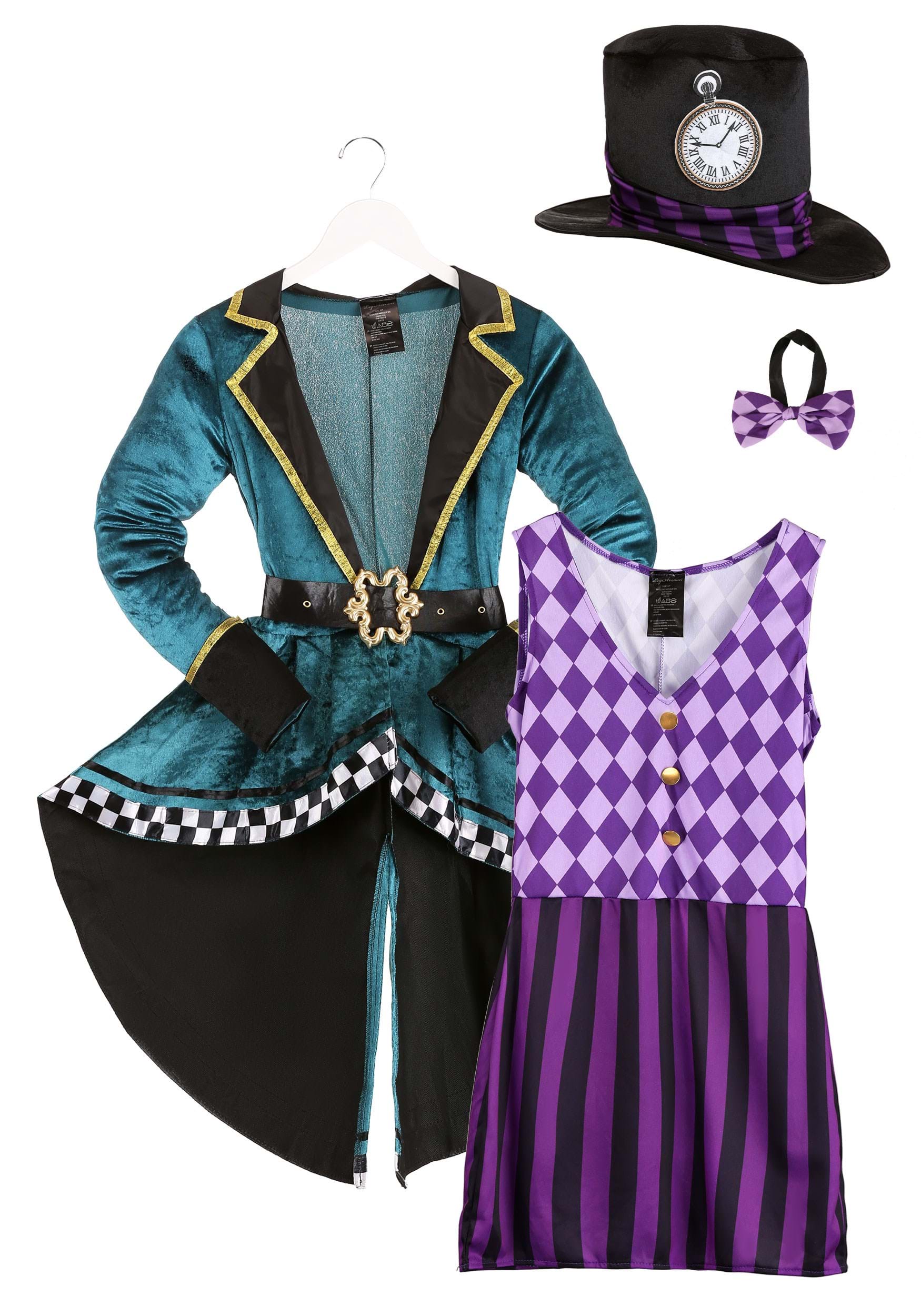 Delightful Hatter Fancy Dress Costume For Women