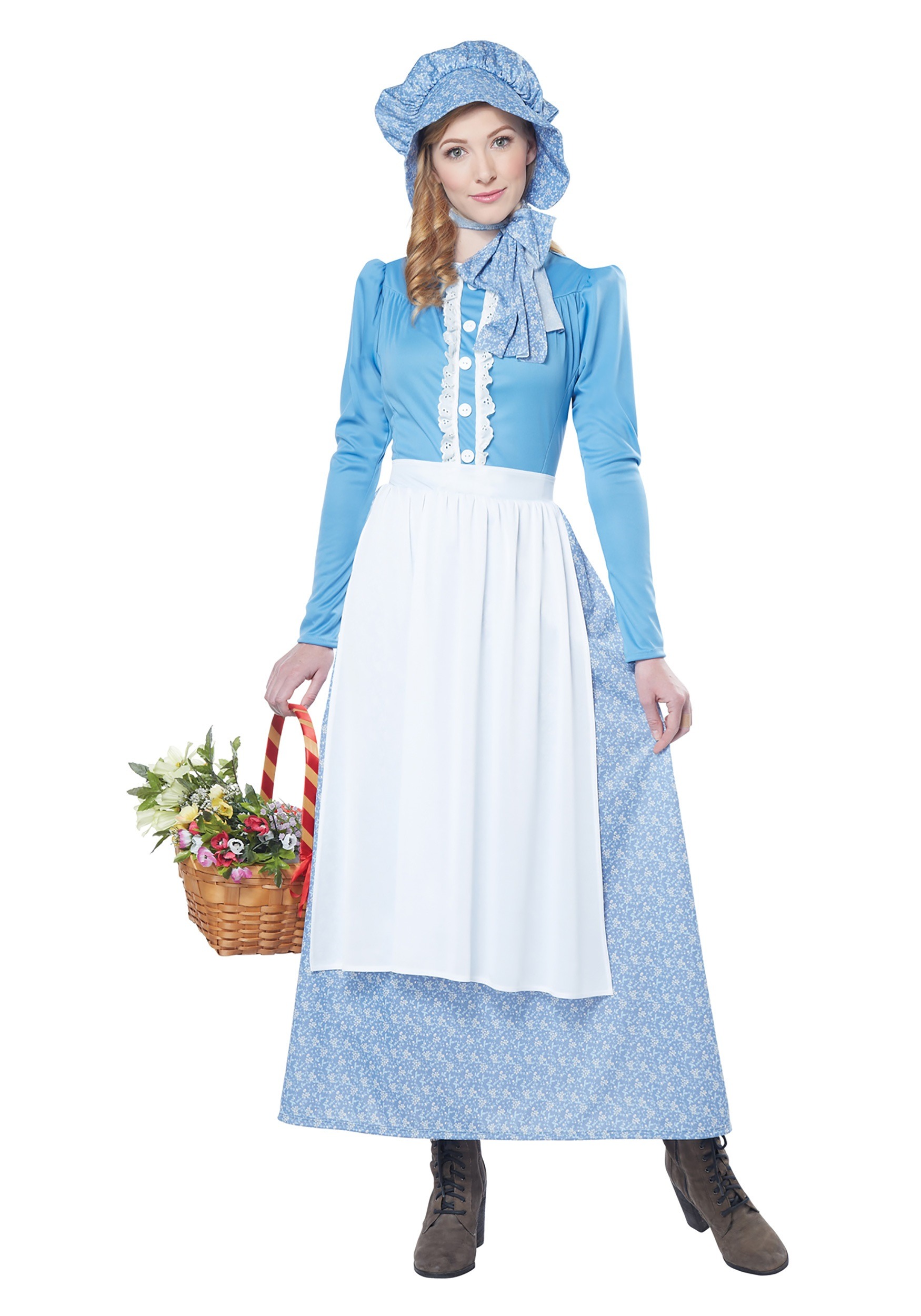 Adult Pioneer Woman Fancy Dress Costume