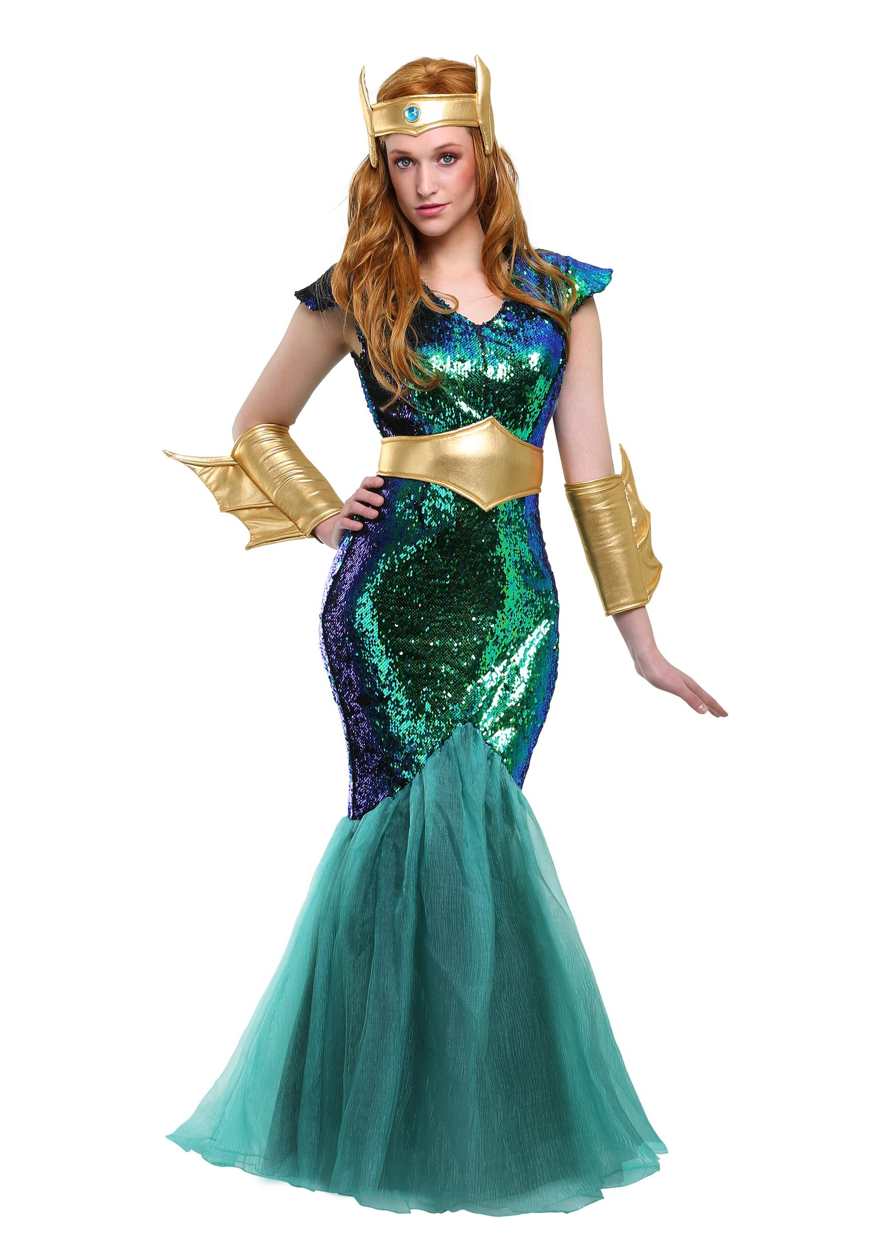 Sea Siren Fancy Dress Costume for Women