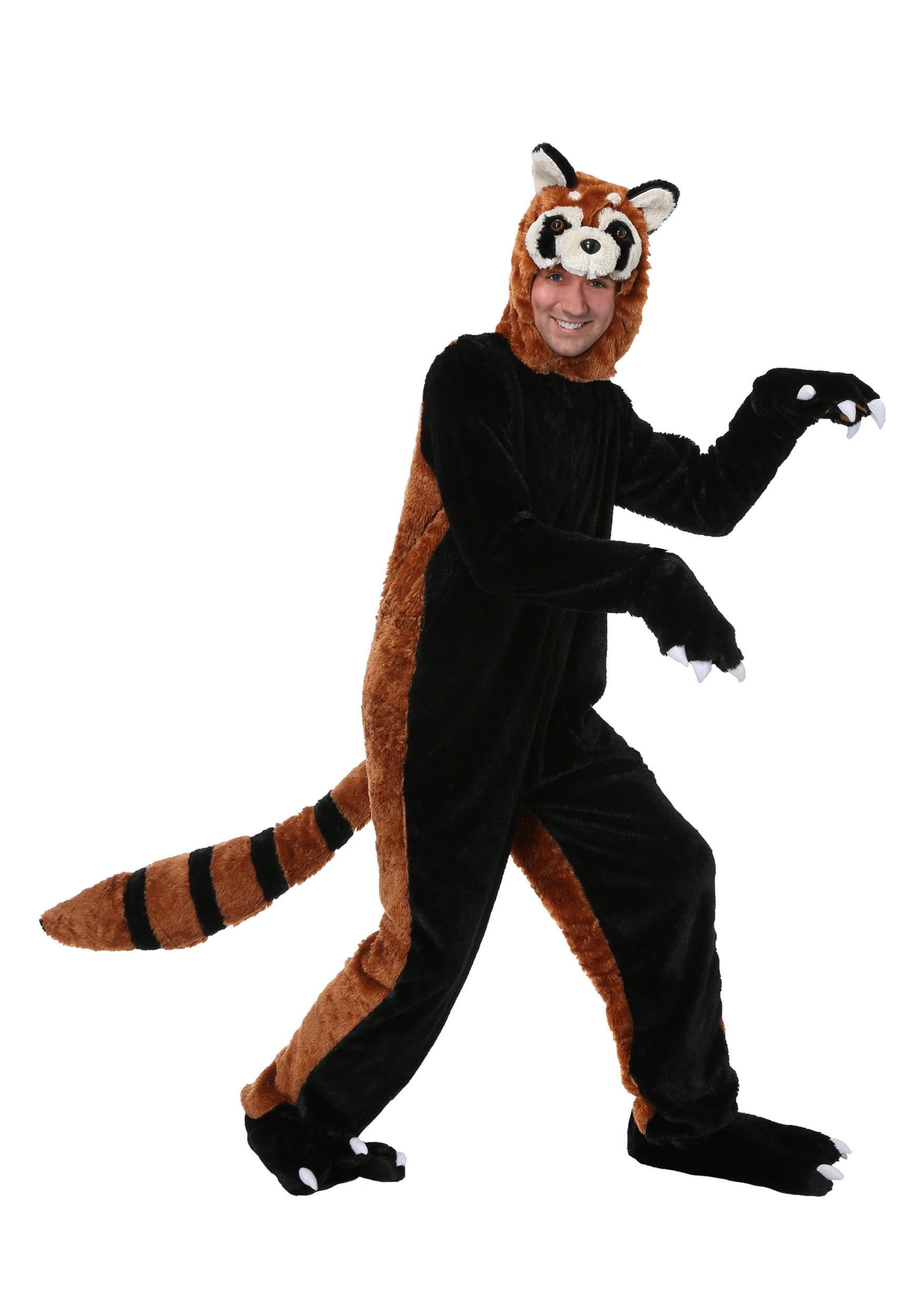 Photos - Fancy Dress Panda FUN Costumes Red   Costume for Adults Black/Yellow 