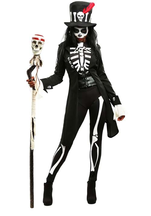 Voodoo Skeleton Women's Costume-0