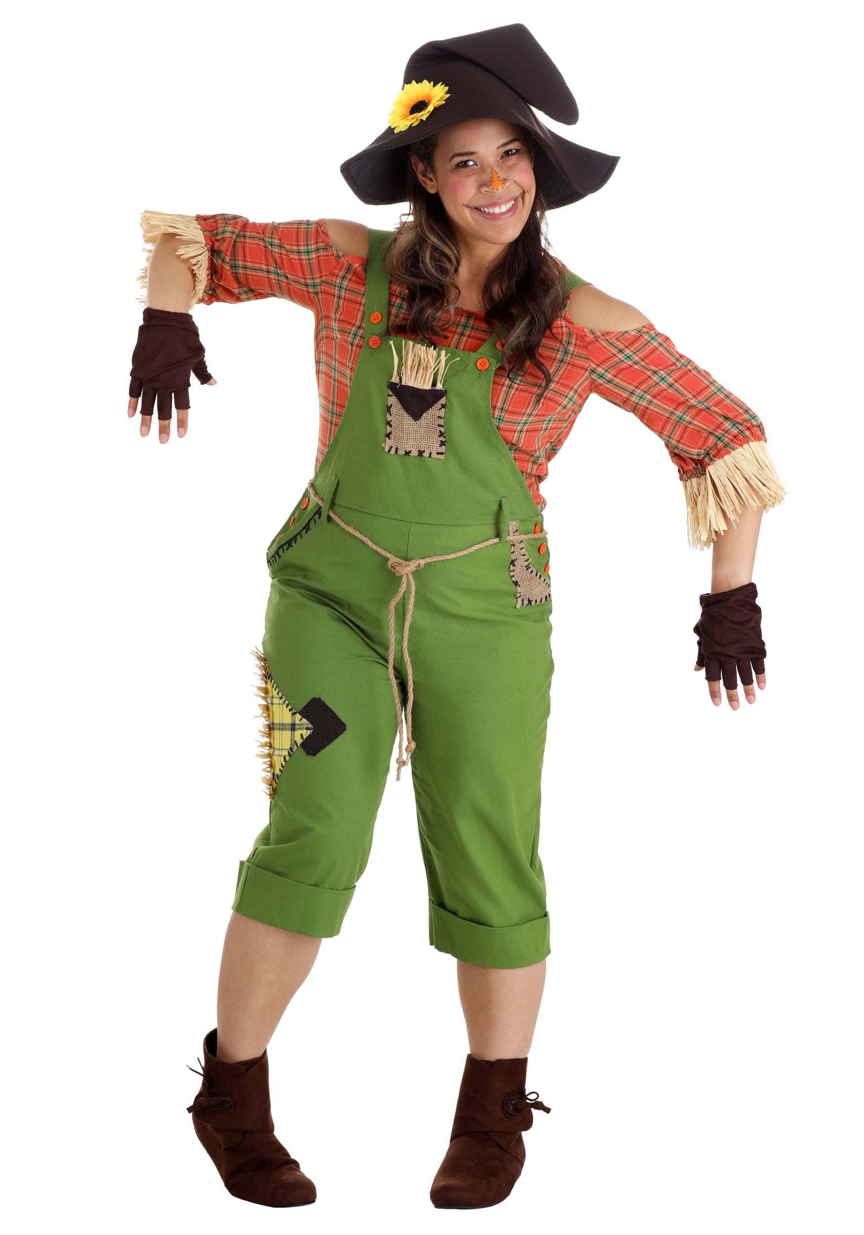 Scarecrow Fancy Dress Costume For Women