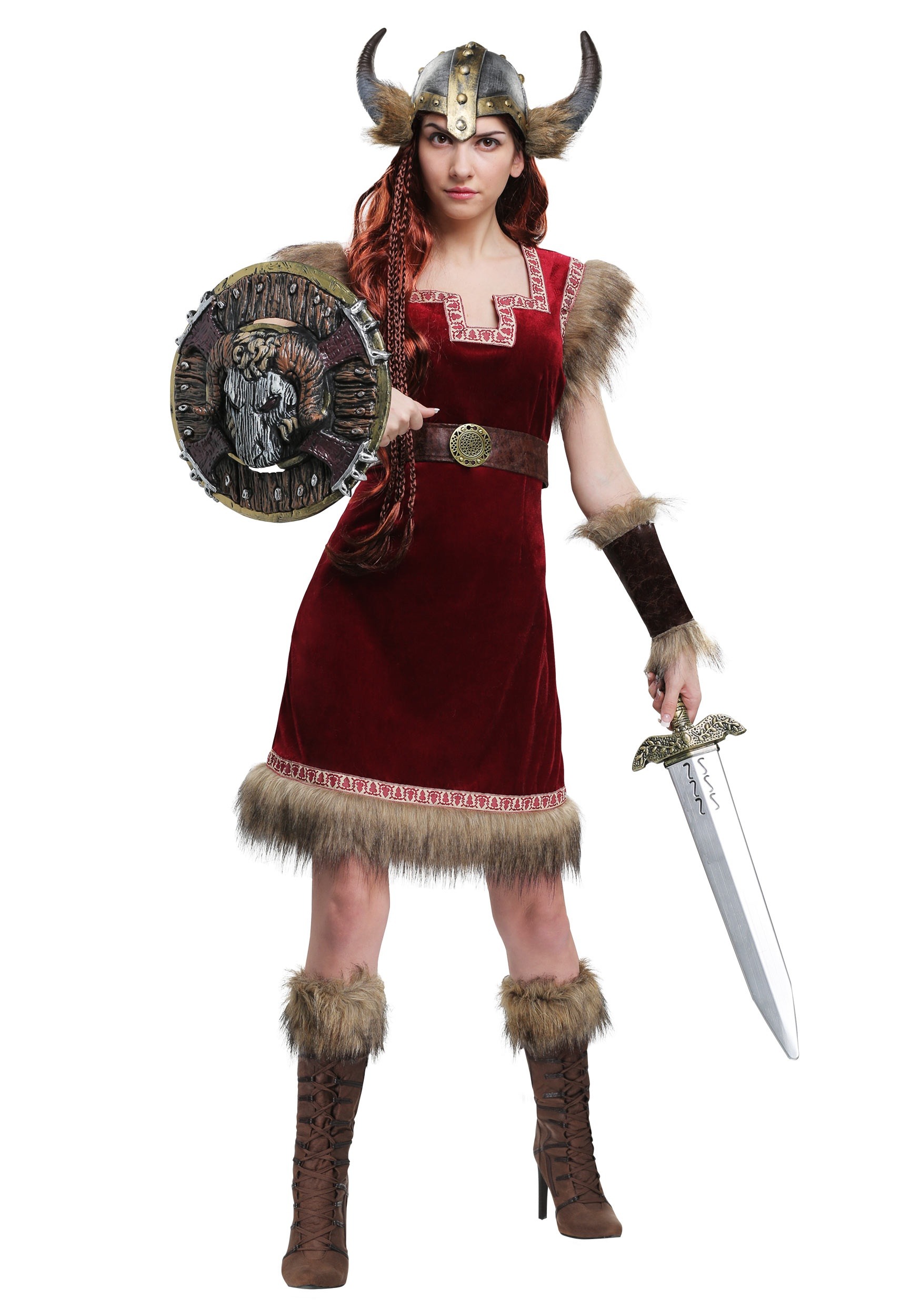 Barbarian Viking Costume For Women 