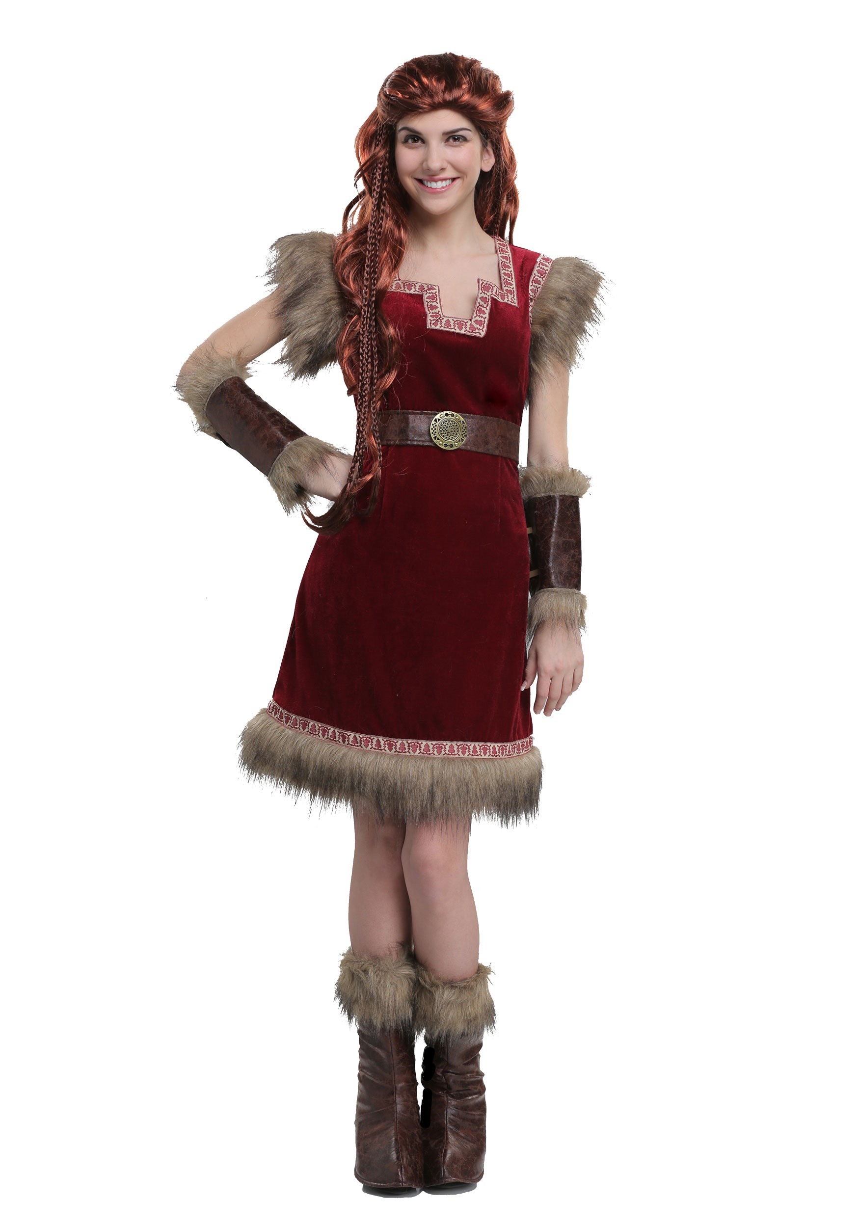 Barbarian Viking Fancy Dress Costume for Women