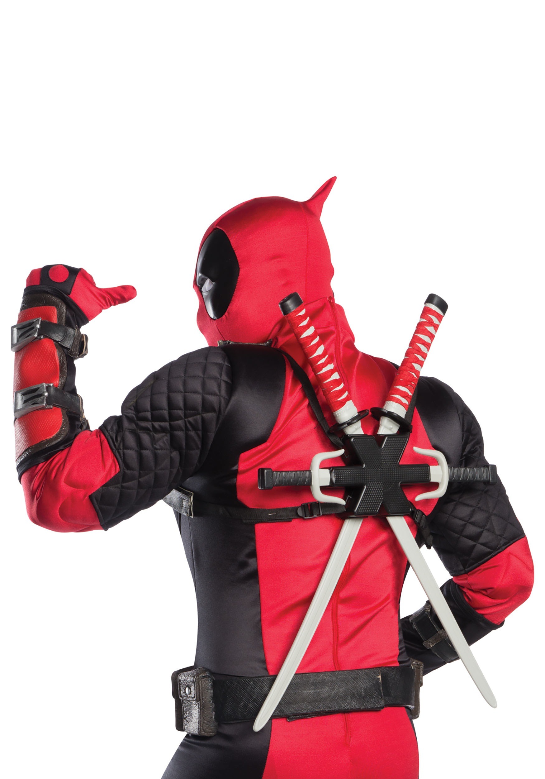 Authentic Deadpool Fancy Dress Costume For Adults